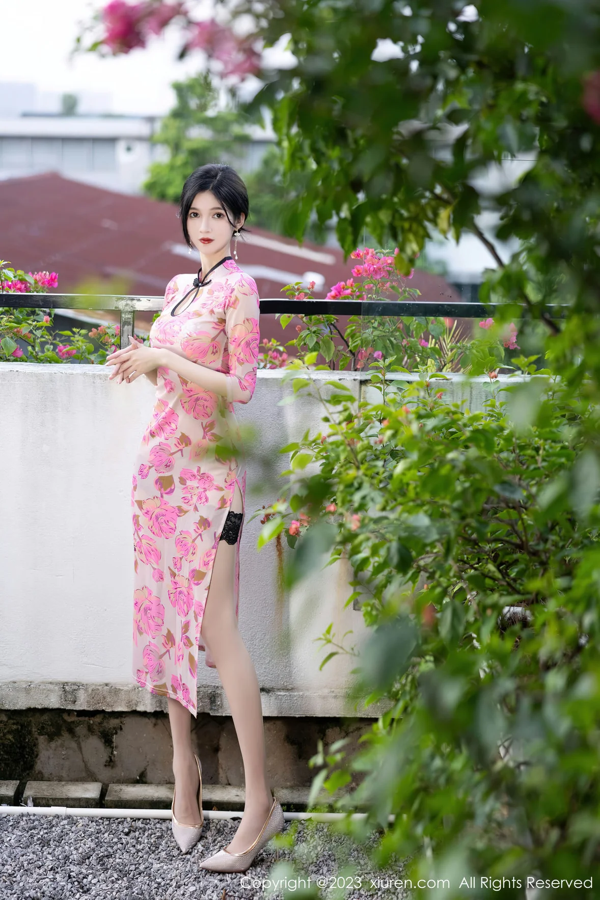 图片[6]-秀人网 No.7388 程程程- 粉色旗袍安吉旅拍 [83P]-COS写真在线网