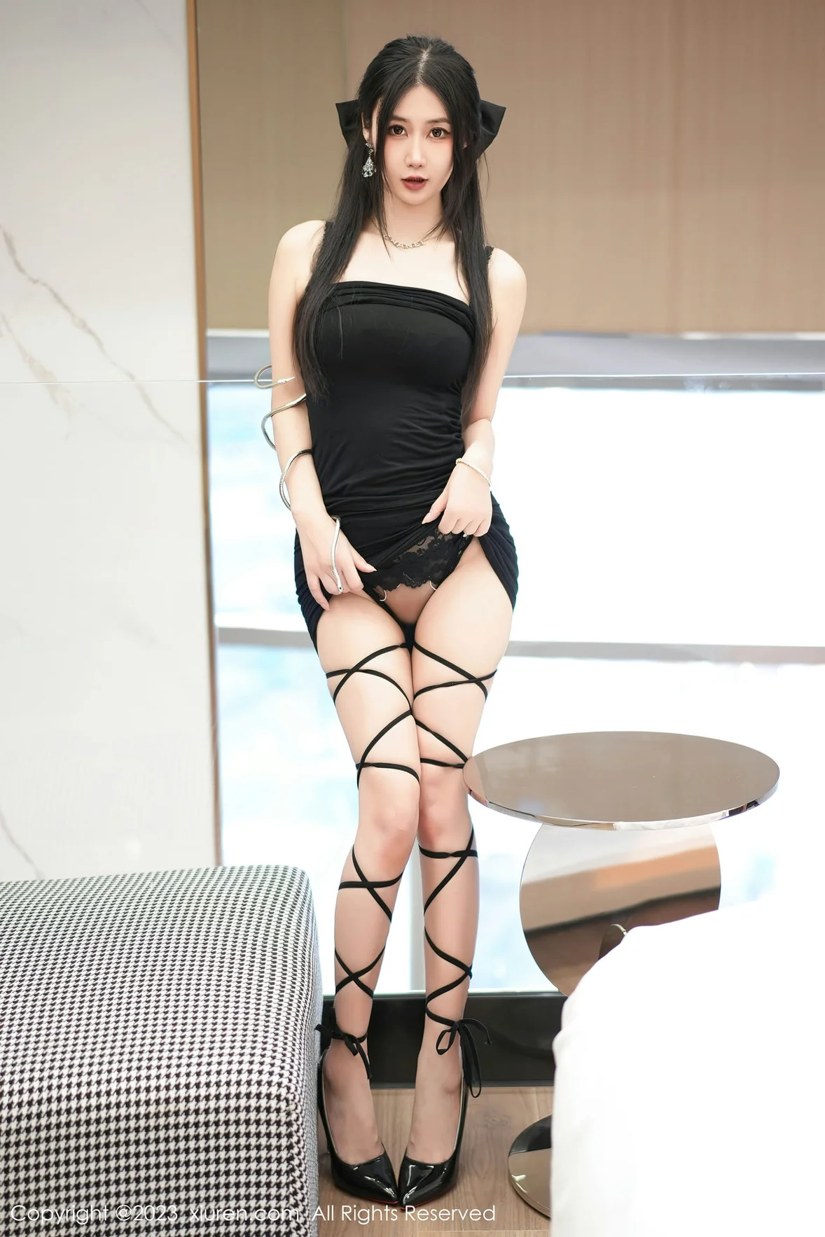 图片[6]-秀人网 No.7394 laura阿姣 吊带短裙性感写真 [73P]-COS写真在线网