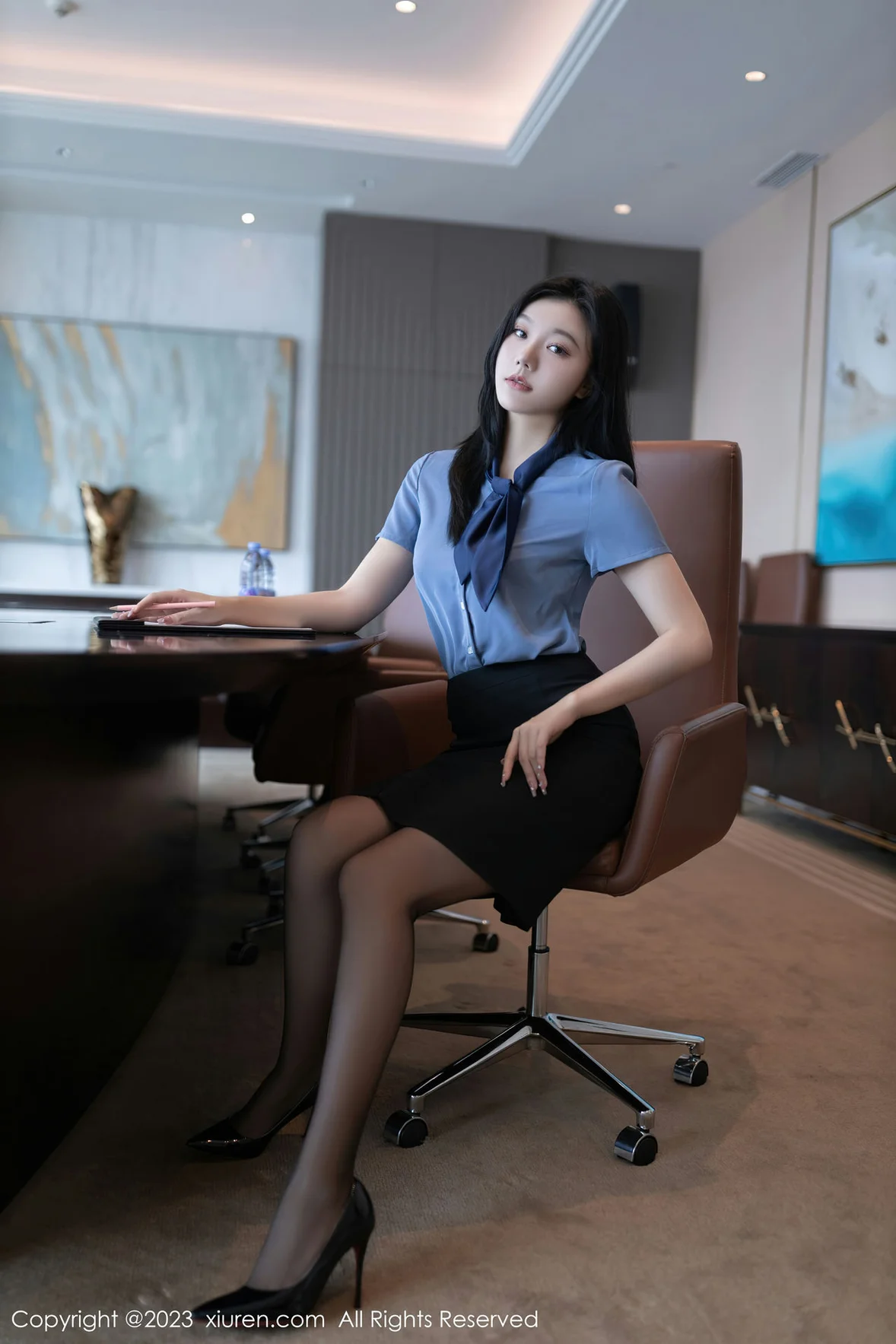 图片[5]-秀人网 No.7409 安然anran OL职员性感写真 [80P]-COS写真在线网