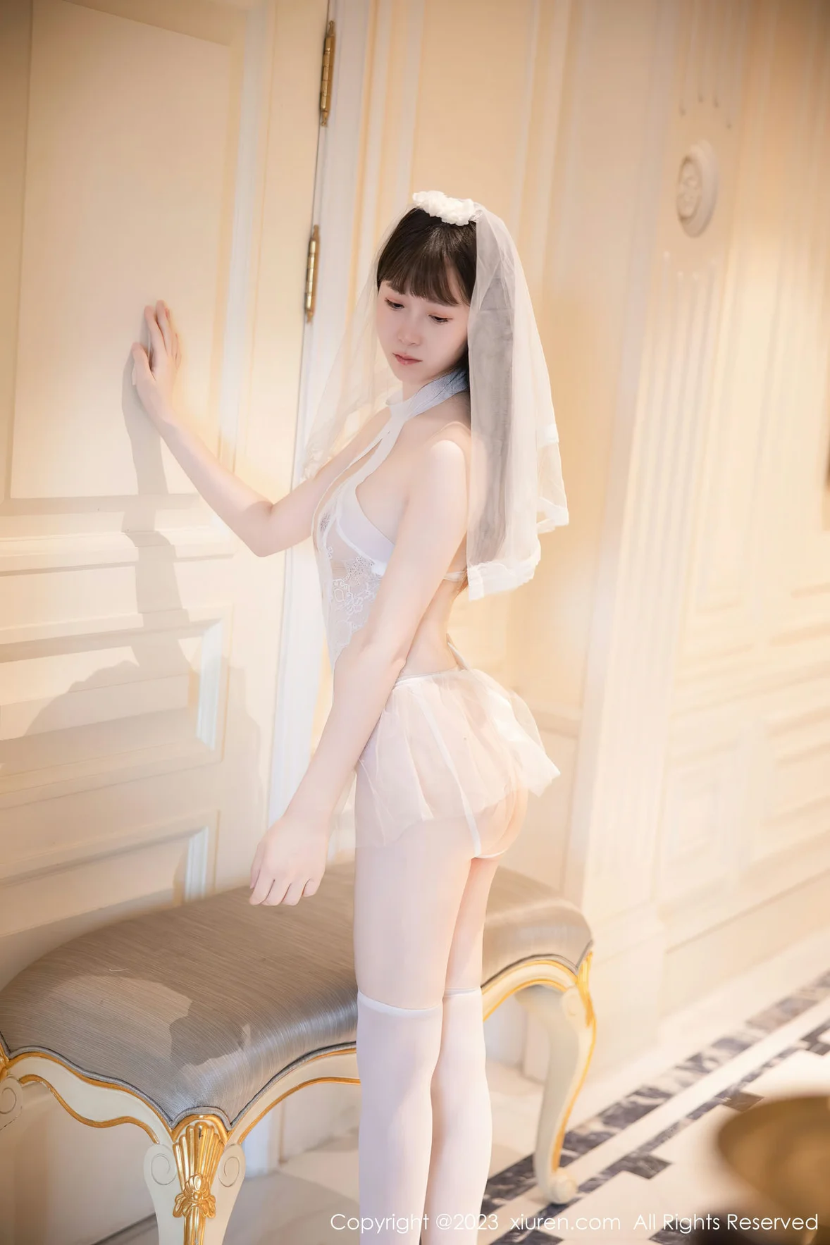 秀人网 No.7421 林悠悠 情趣婚纱服饰性感写真 [83P] - 秀人网免费无水印在线套图写真