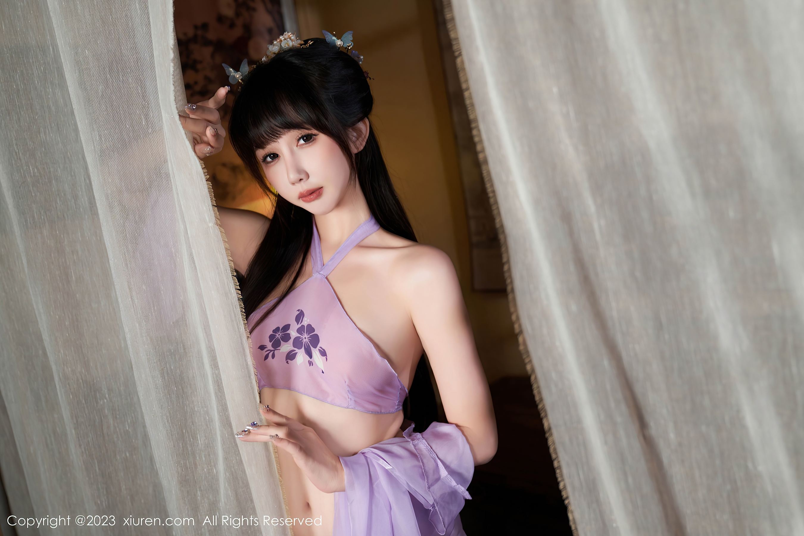 图片[3]-XiuRen 秀人 No.7442 波巧酱 古装美腿-COS写真在线网