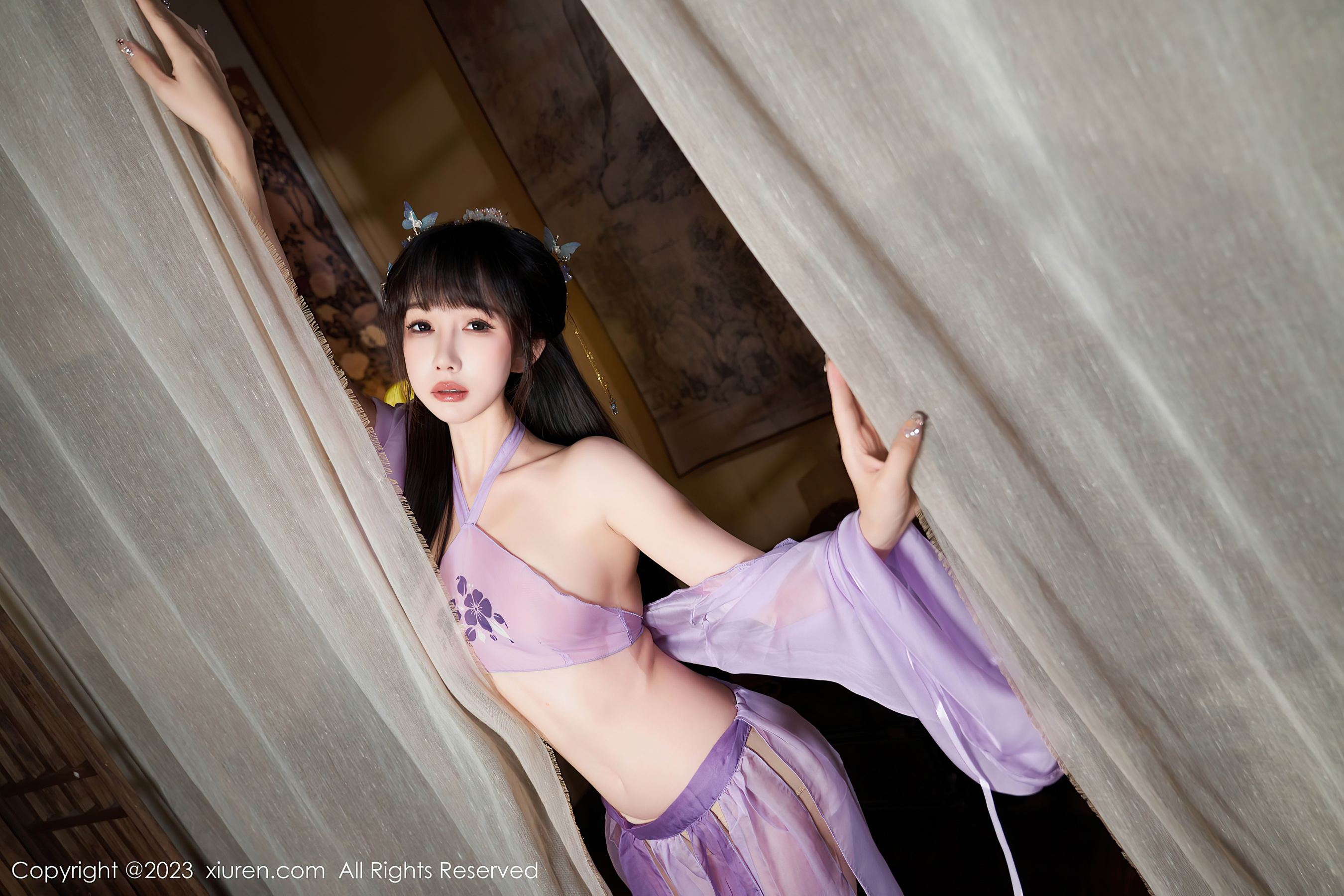 图片[4]-XiuRen 秀人 No.7442 波巧酱 古装美腿-COS写真在线网
