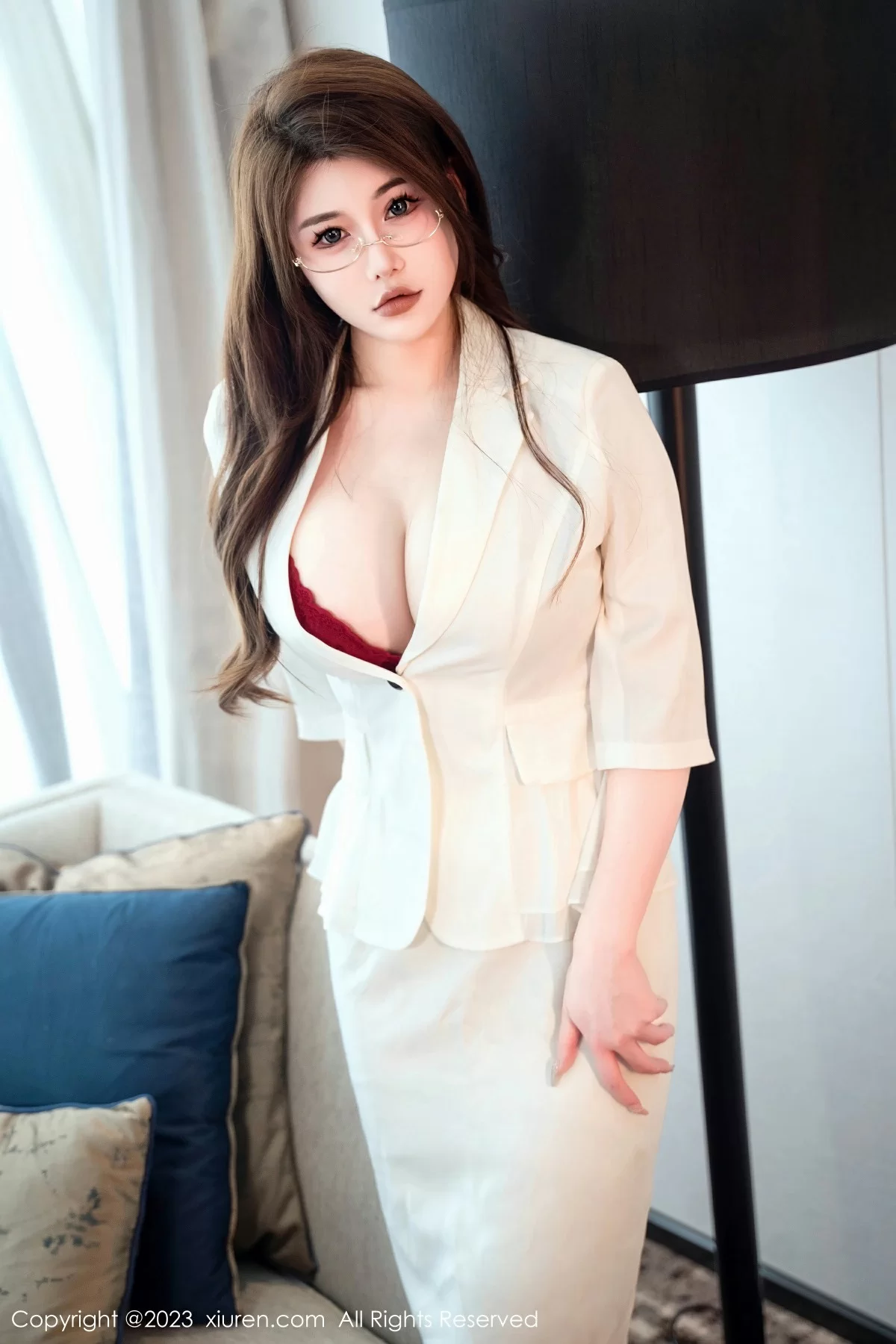 图片[2]-Xiuren 秀人 No.7706 甜妮 [62P]-COS写真在线网