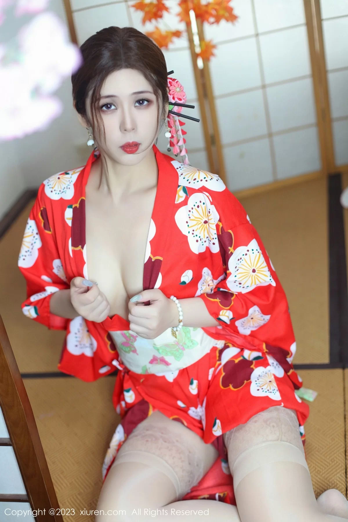 图片[3]-Xiuren 秀人 No.7736 月野兔美妞 [54P]-COS写真在线网