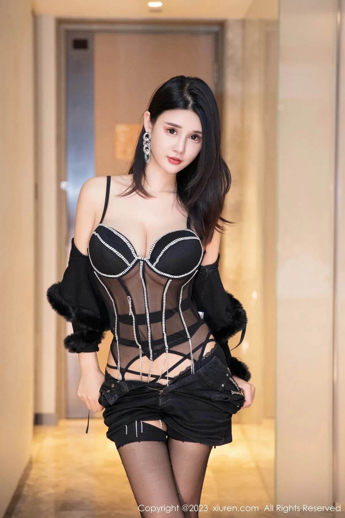 图片[4]-Xiuren 秀人 No.7763 夏沫沫tifa [79P]-COS写真在线网