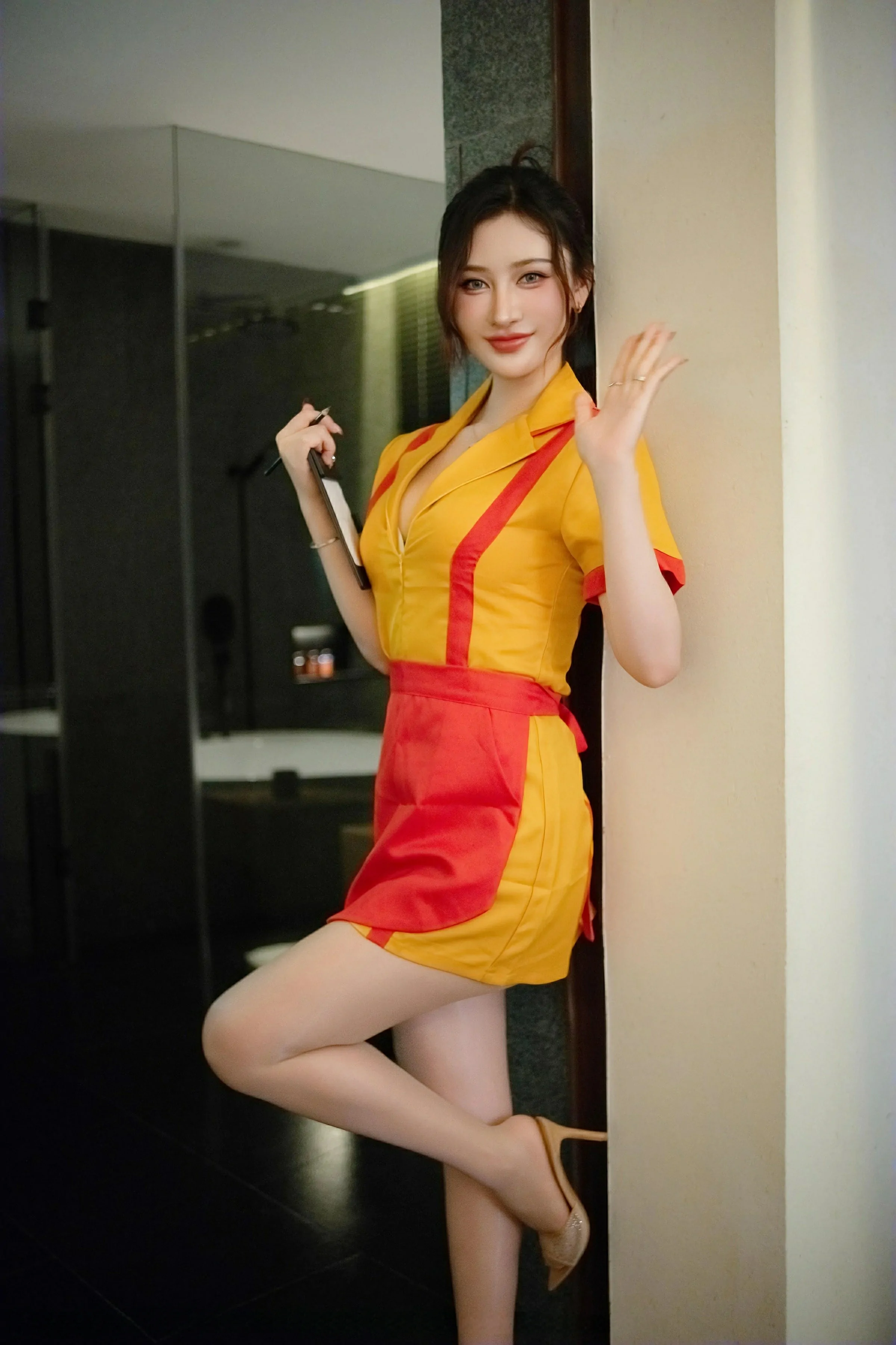 图片[3]-XiuRen 秀人 No.9695 蕾蕾醒了没 [42P]-COS写真在线网