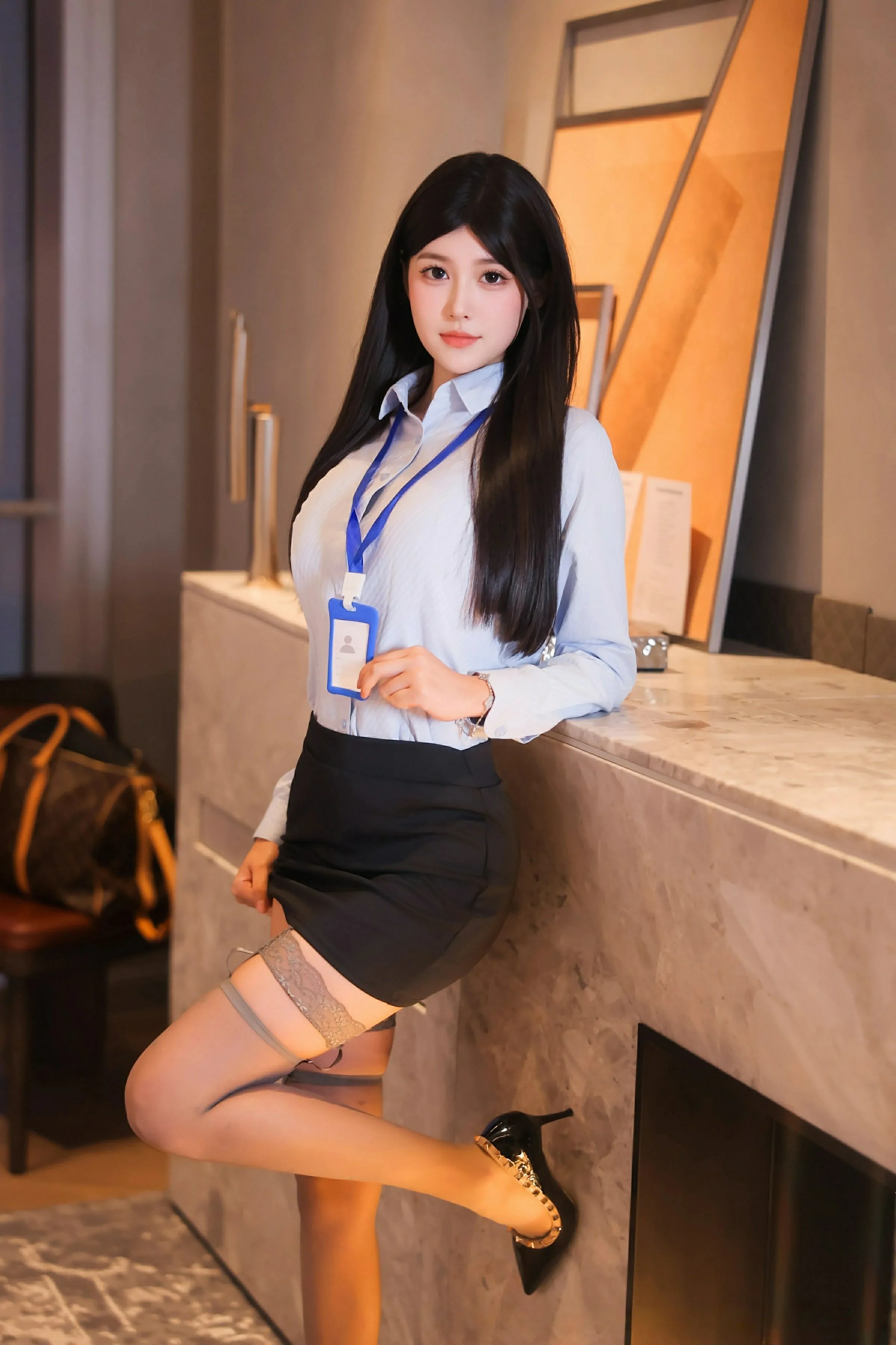 图片[6]-秀人网 No.10440 余安安 [69P]-COS写真在线网