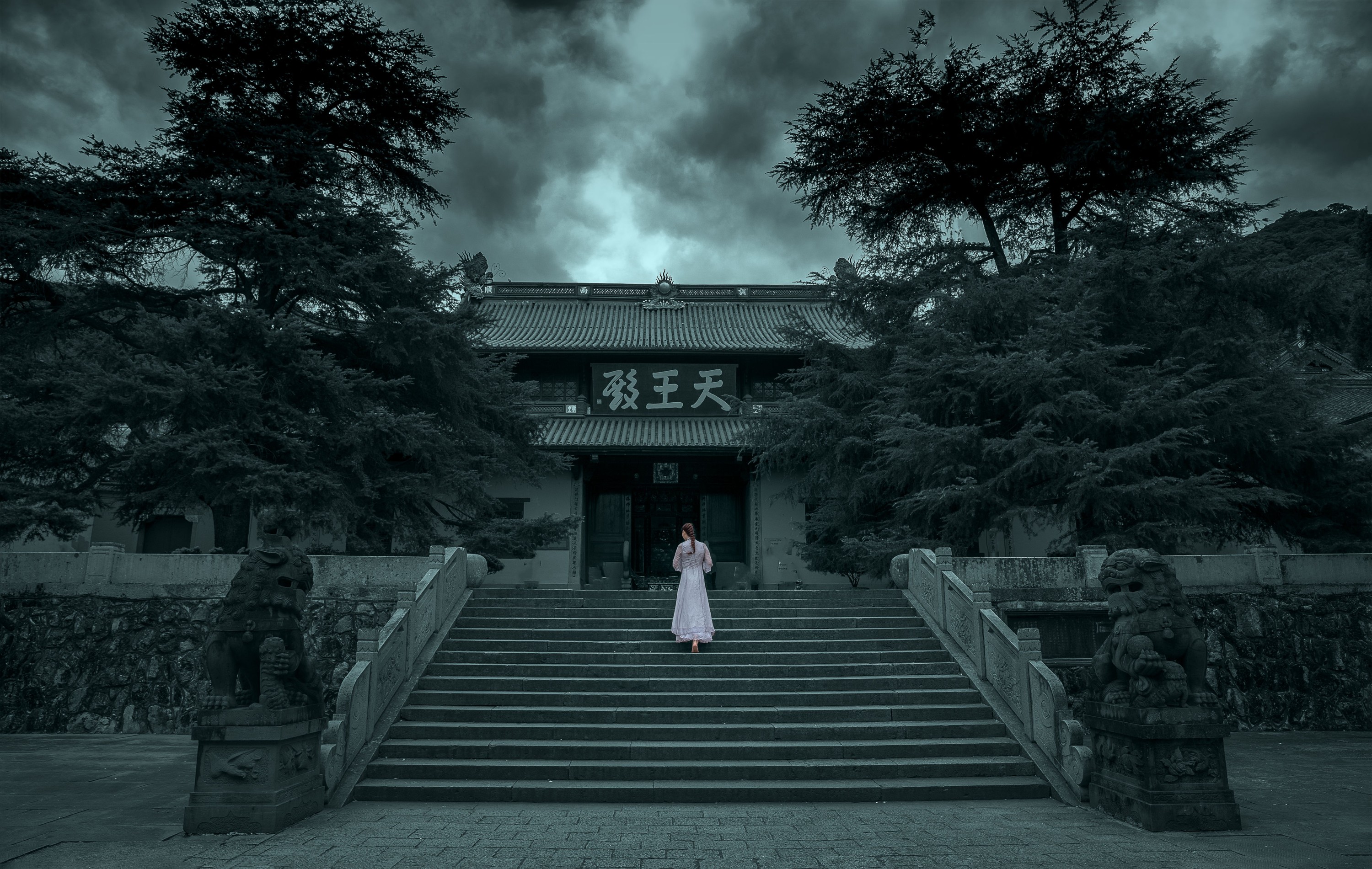 图片[3]-阿莲 – 《问佛》[40P]-COS写真在线网