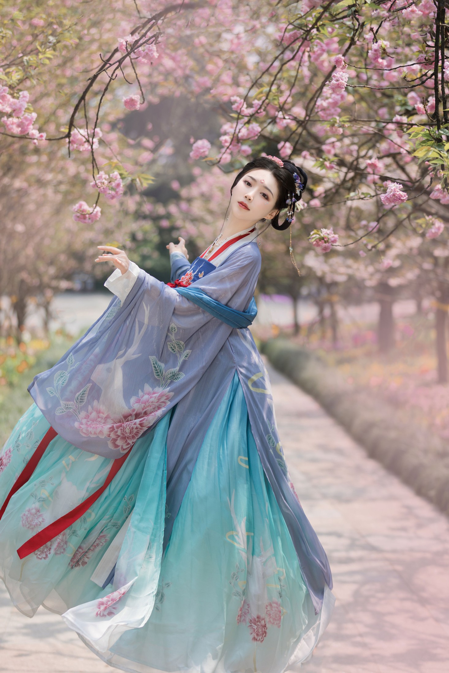 图片[3]-青卿 – 《美人如樱》[20P]-COS写真在线网