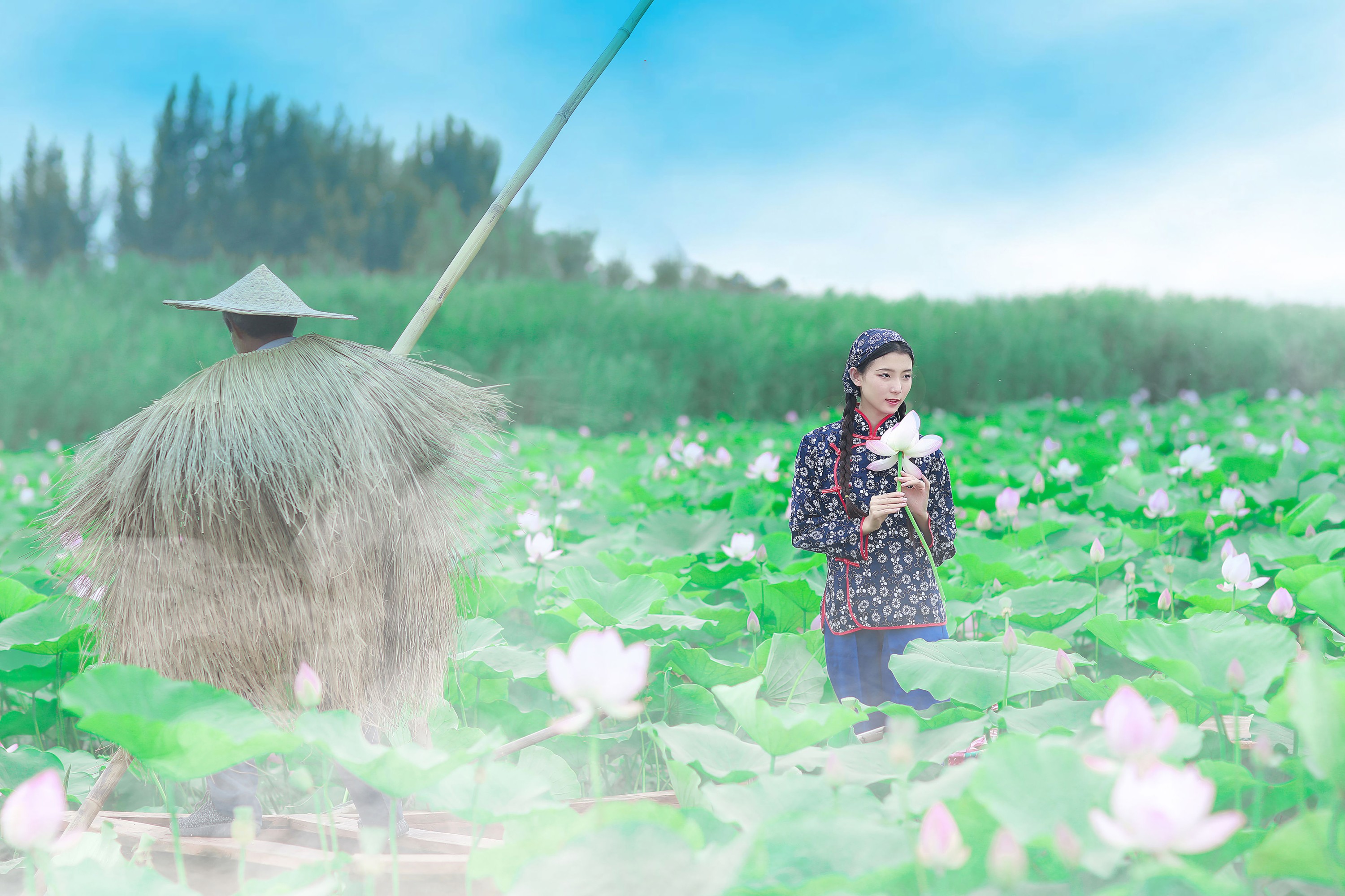 图片[5]-孔荻 – 《采荷》[31P]-COS写真在线网