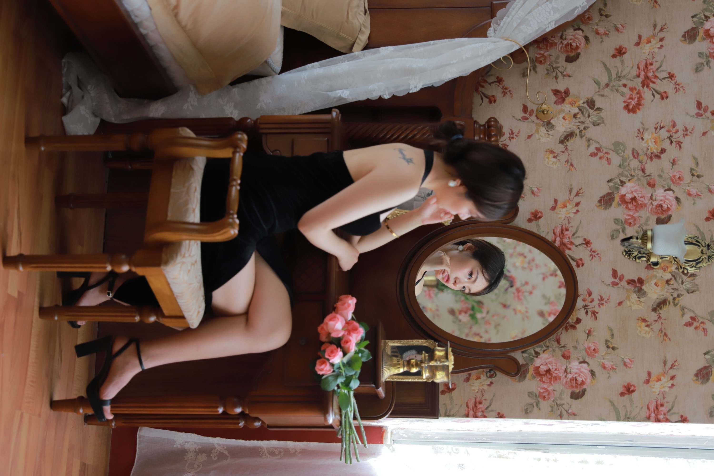 图片[4]-欣艾 – 《黑色晚礼服》[23P]-COS写真在线网