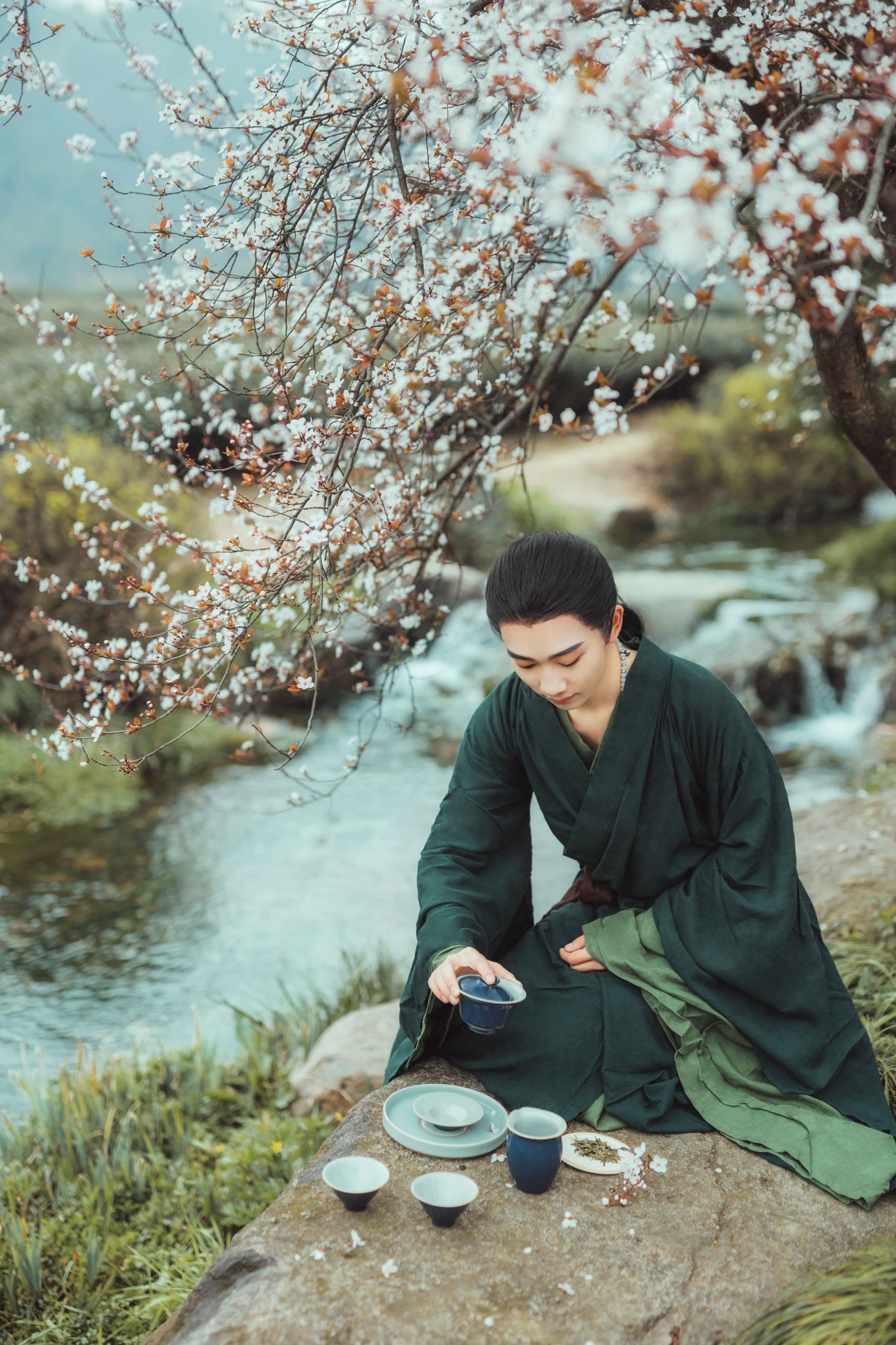 图片[3]-是敬賢呀 – 《山泉煎茶》[20P]-COS写真在线网
