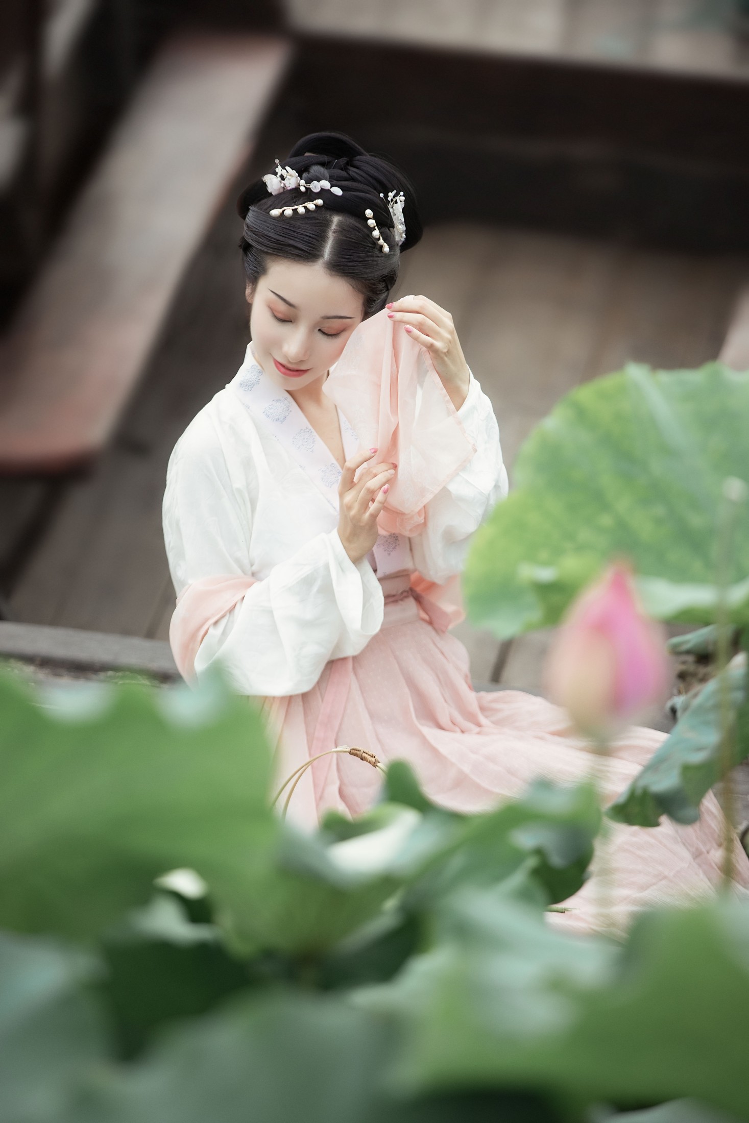 图片[6]-小清菡呀  – 《采荷》[20P]-COS写真在线网