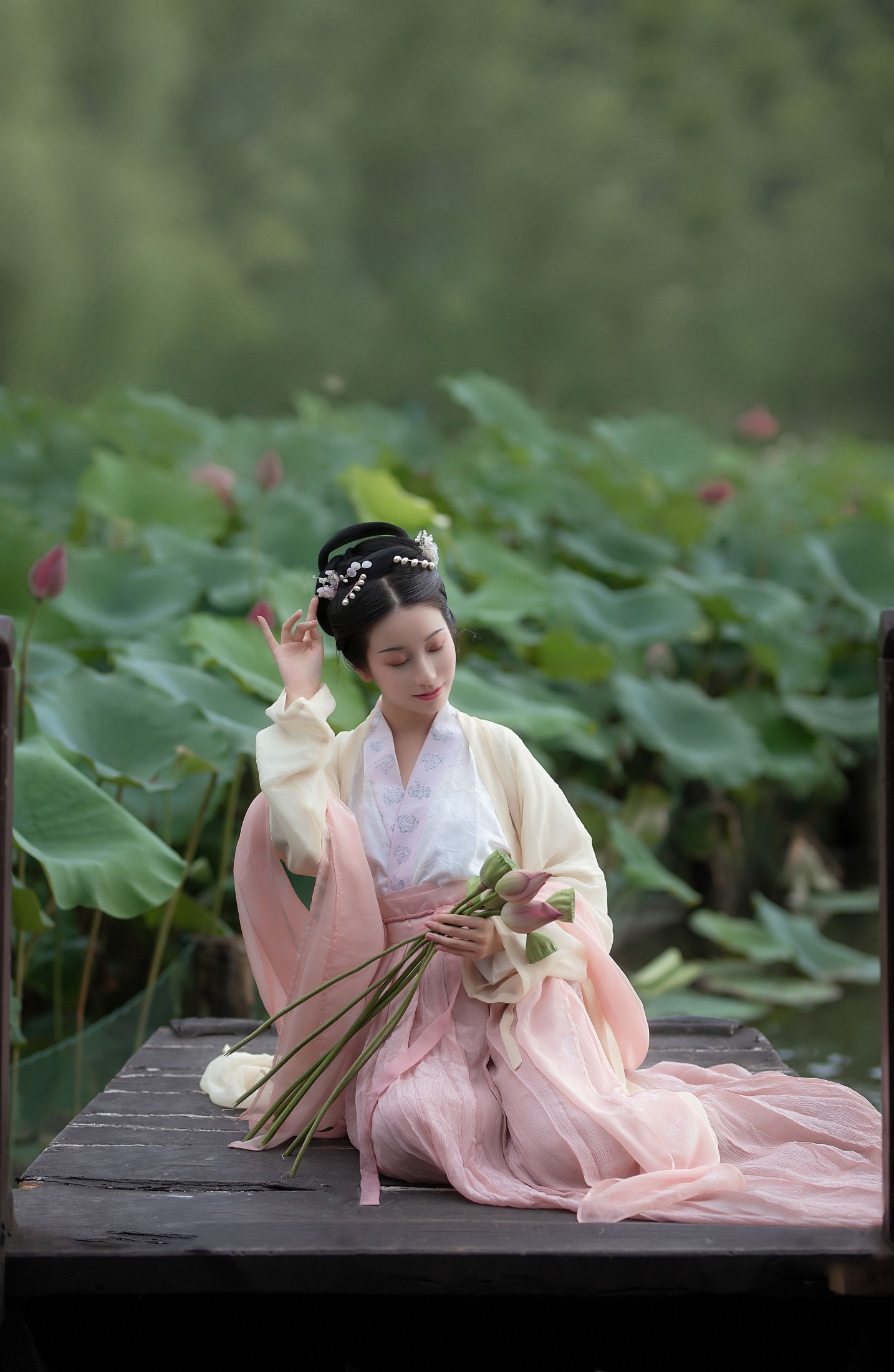 图片[4]-小清菡呀  – 《采荷》[20P]-COS写真在线网