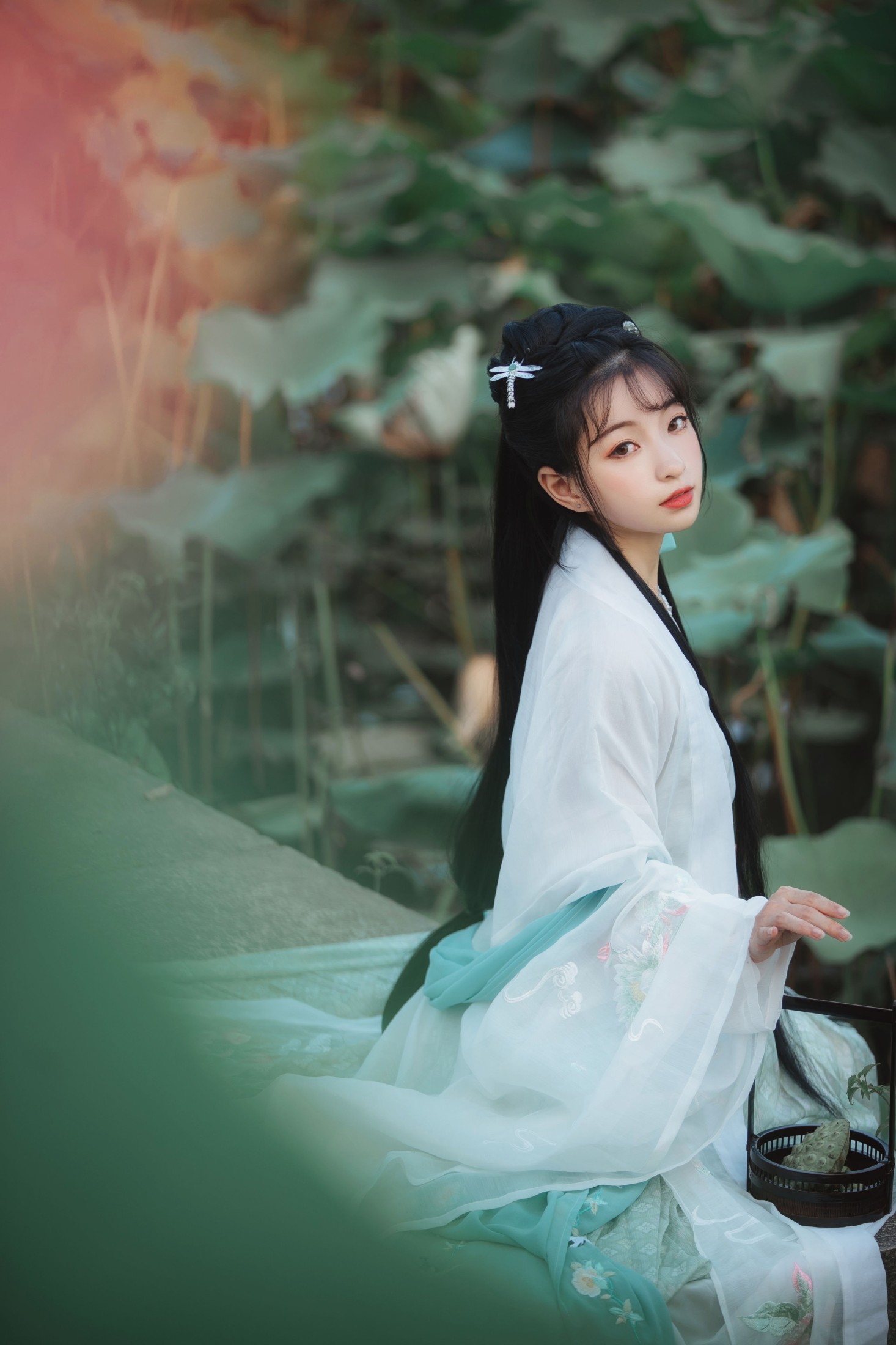 图片[4]-葵花花花儿 猪系少女日 – 《荷》[21P]-COS写真在线网