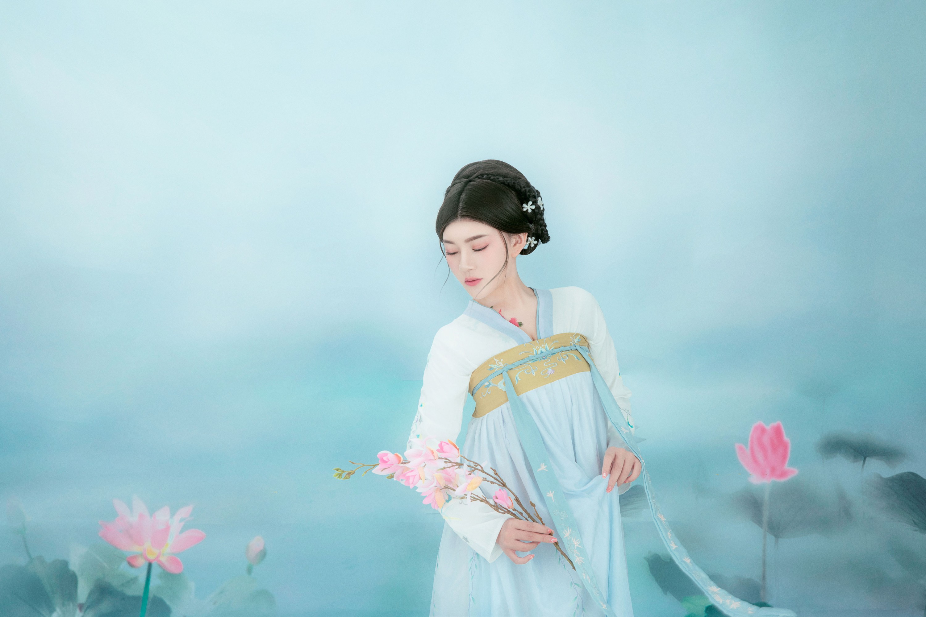 图片[4]-琴宝 – 《荷间意》[24P]-COS写真在线网