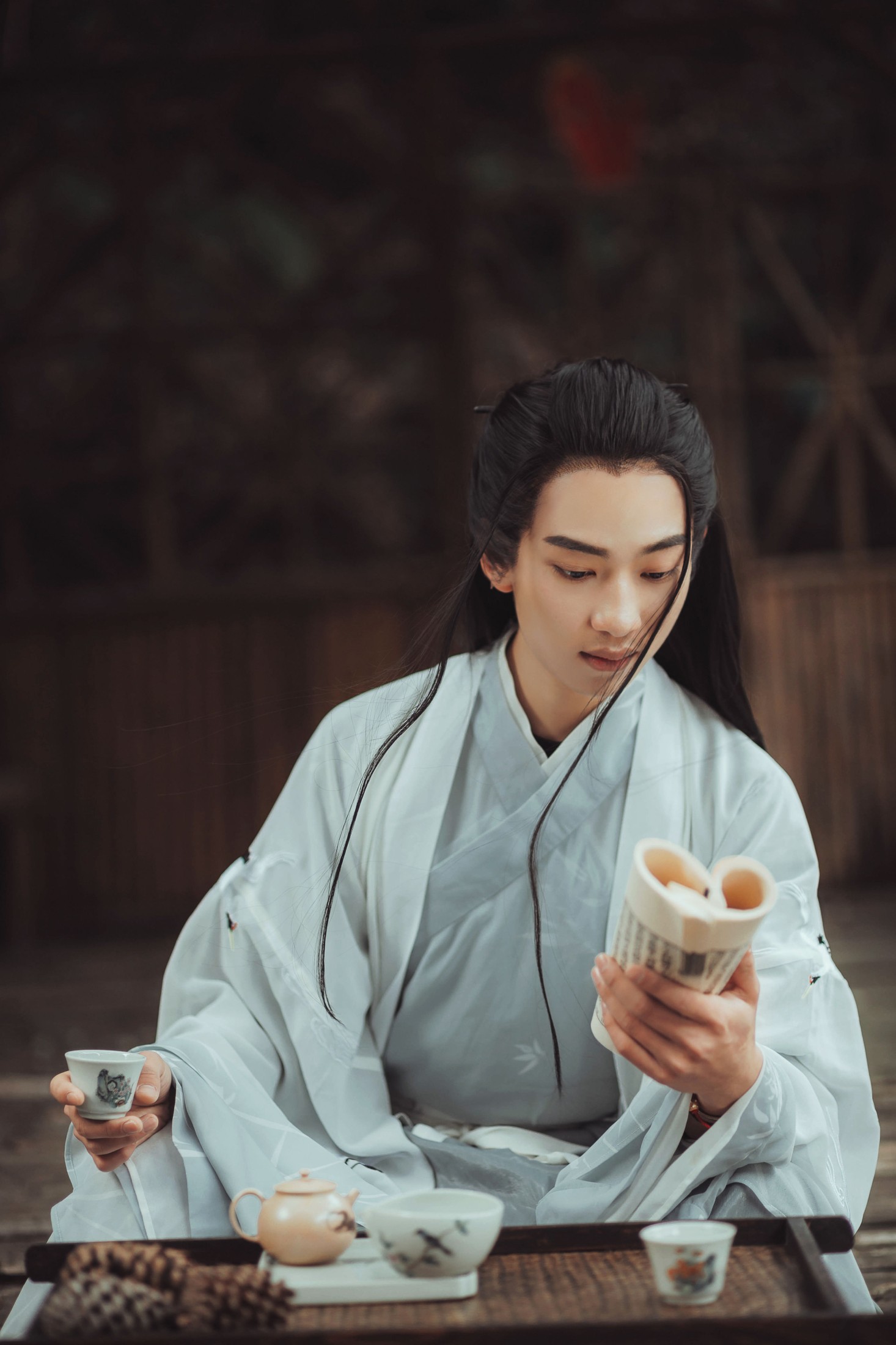 图片[3]-是敬賢呀 – 《山中饮》[25P]-COS写真在线网