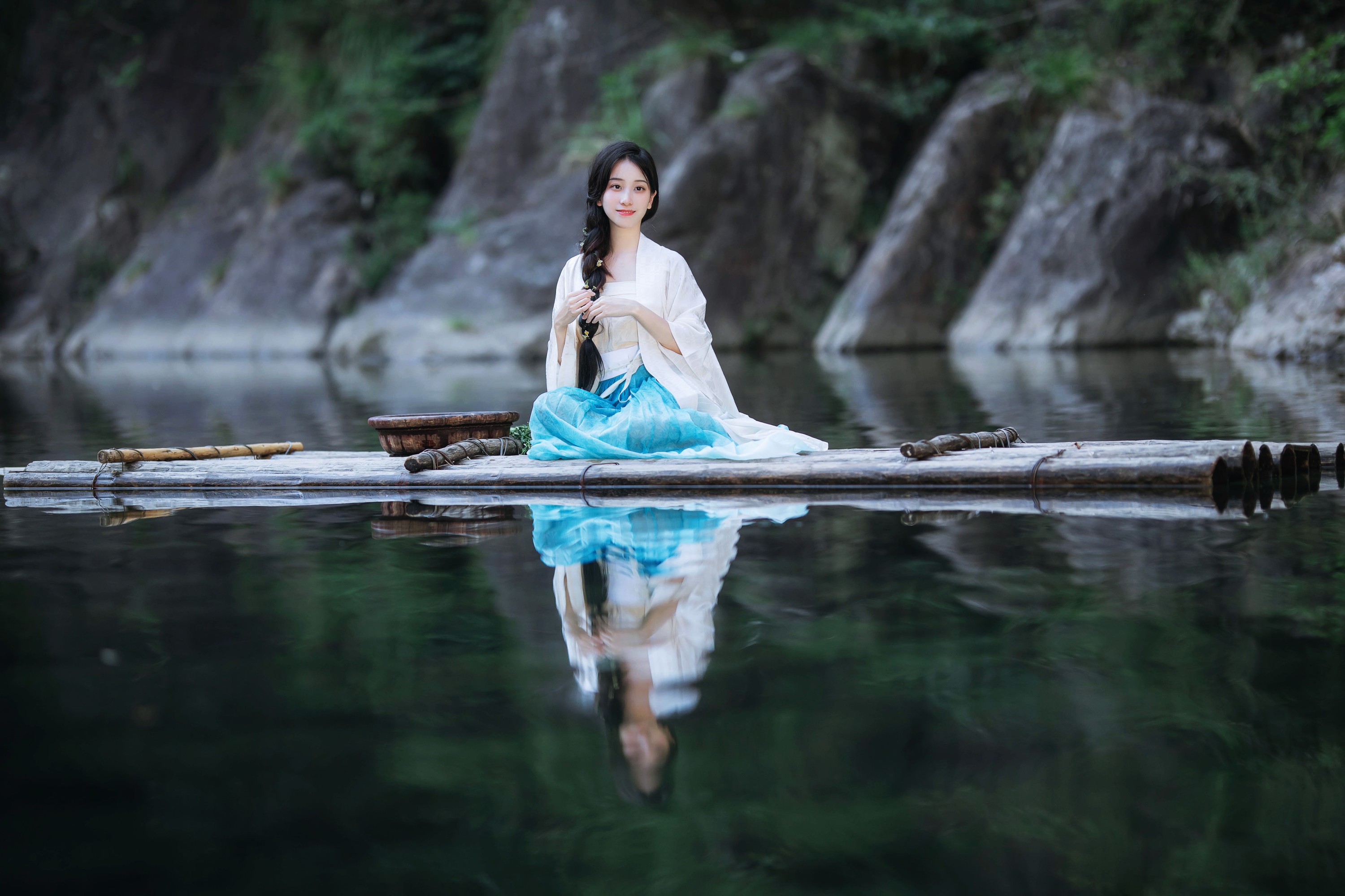 图片[4]-小清菡呀  – 《仙女洗头》[20P]-COS写真在线网