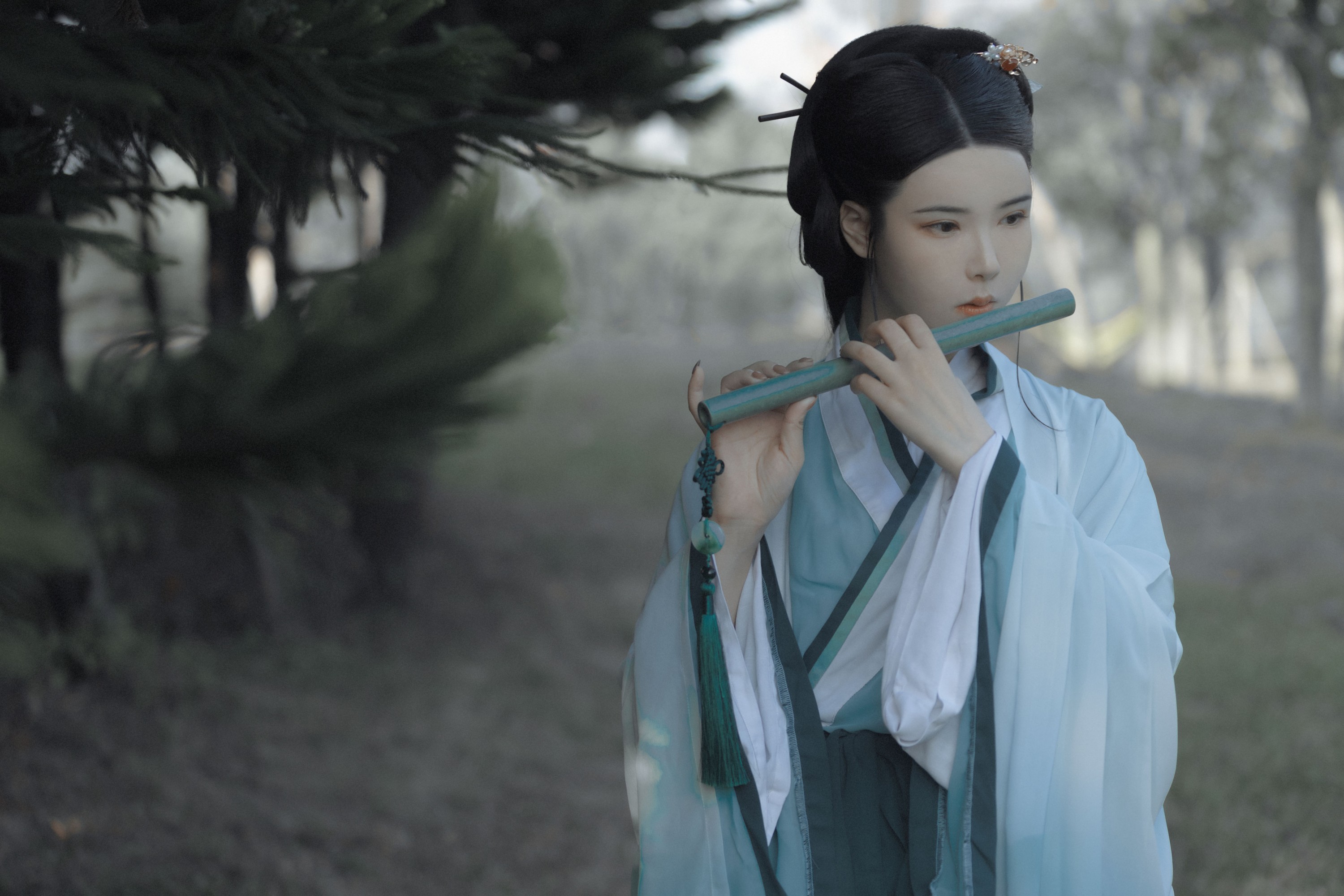 图片[4]-三重子-kiki – 《山居秋暝》[24P]-COS写真在线网