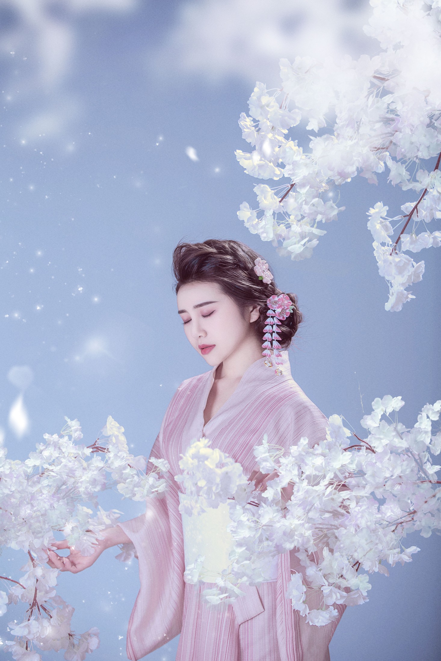图片[3]-甜宝 – 《 解花语》[22P]-COS写真在线网