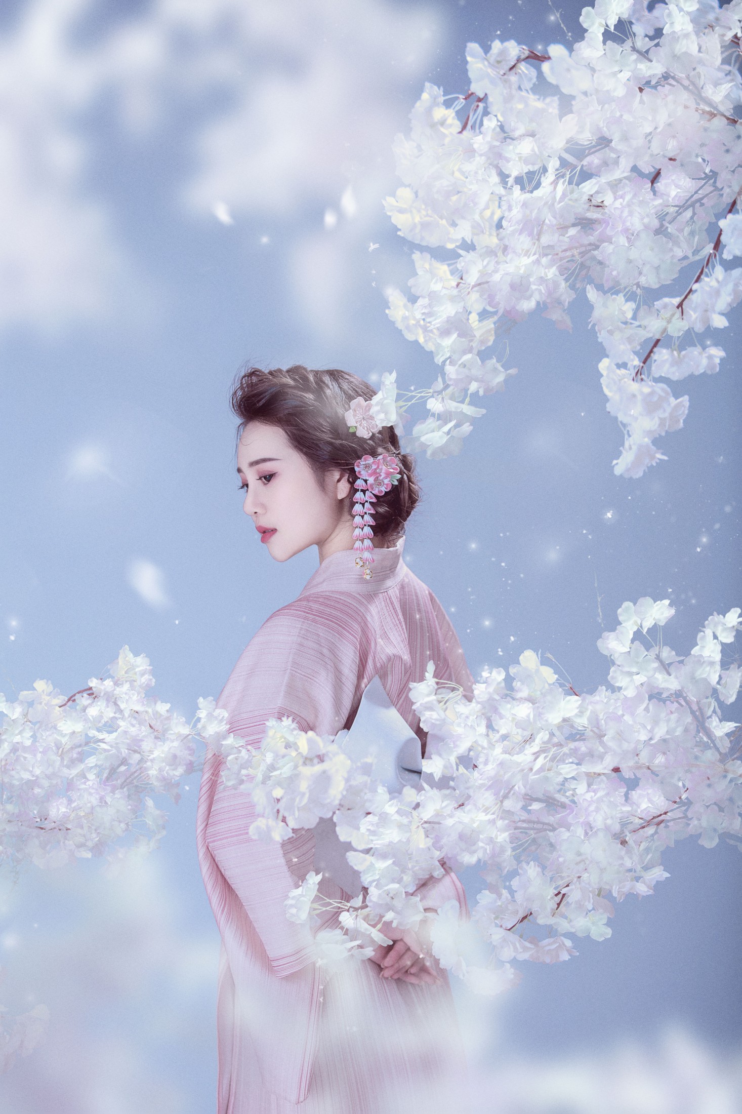 图片[4]-甜宝 – 《 解花语》[22P]-COS写真在线网