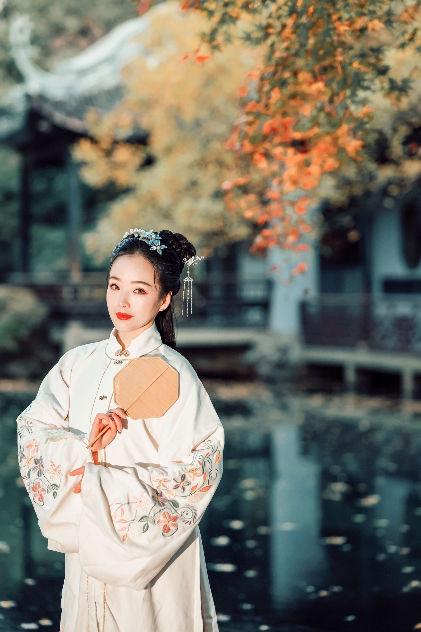 图片[4]-鹿呦 – 《枫林晚》[25P]-COS写真在线网