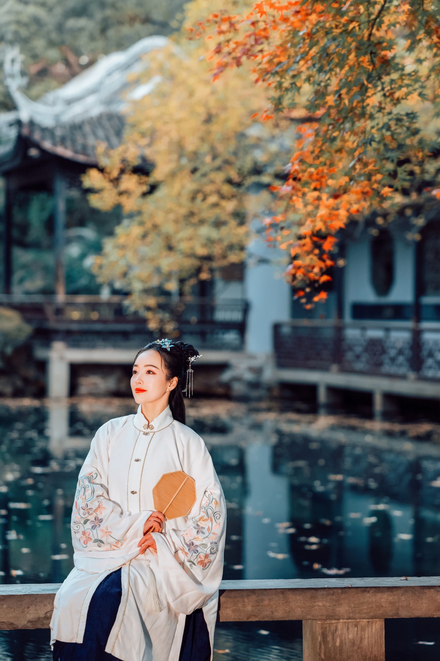 图片[3]-鹿呦 – 《枫林晚》[25P]-COS写真在线网