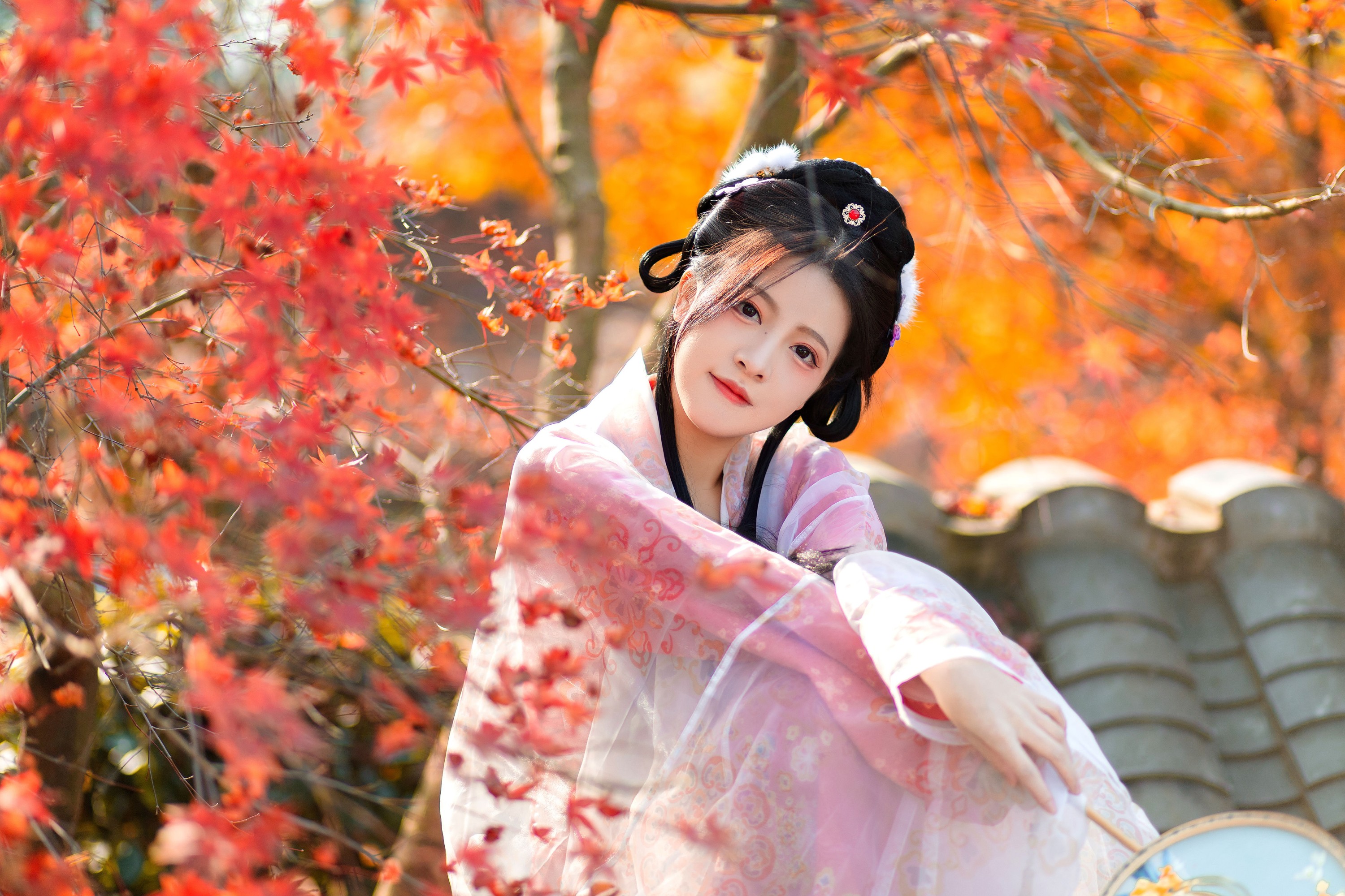 图片[3]-暴走柚子 – 《枫林晚》[32P]-COS写真在线网