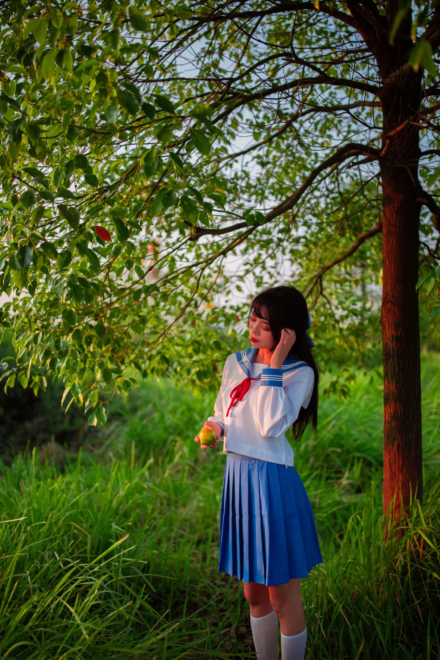 图片[4]-一只橙子 – 《JK少女》[48P]-COS写真在线网