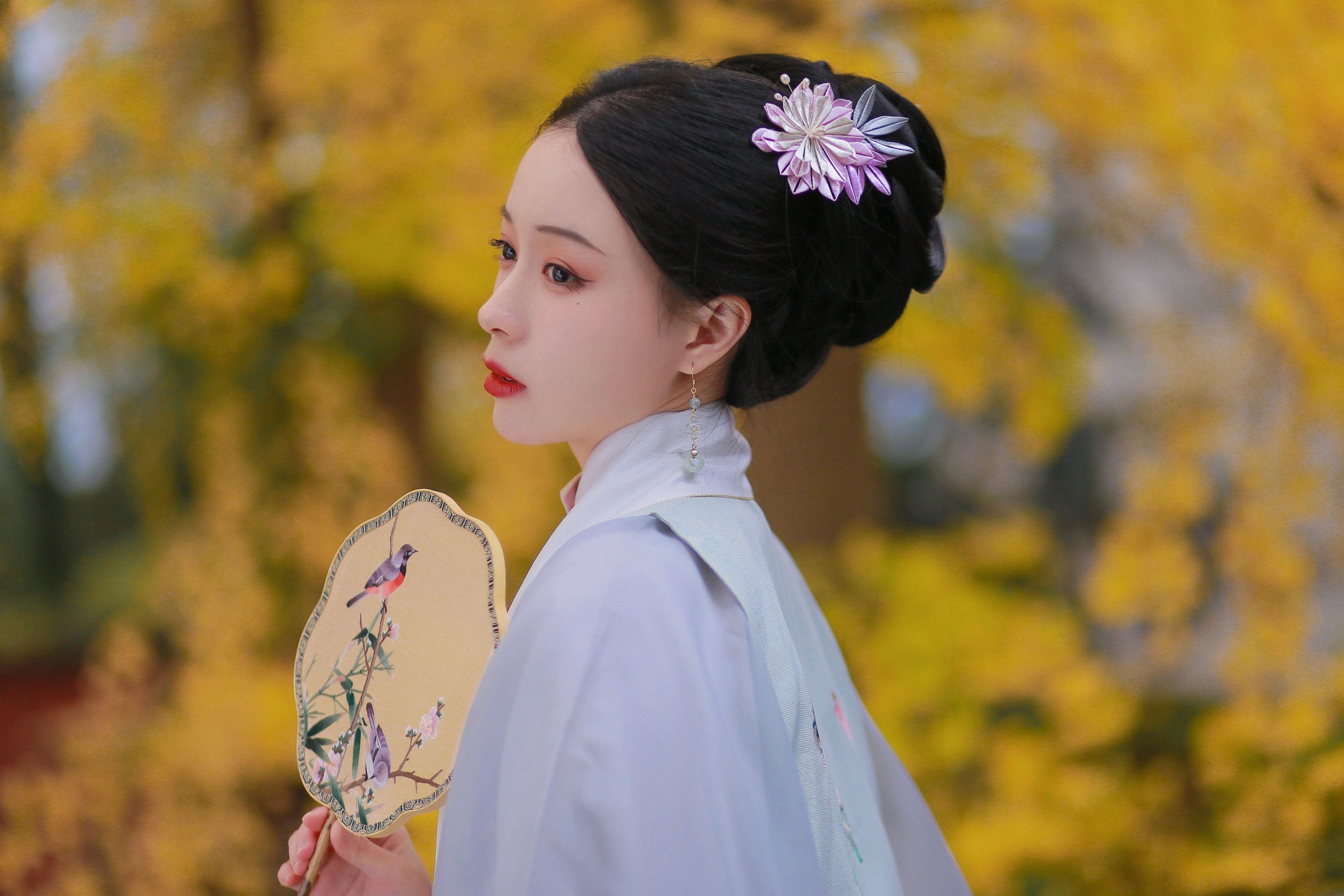 图片[3]-花泽阮阮 – 《银杏歌》[35P]-COS写真在线网