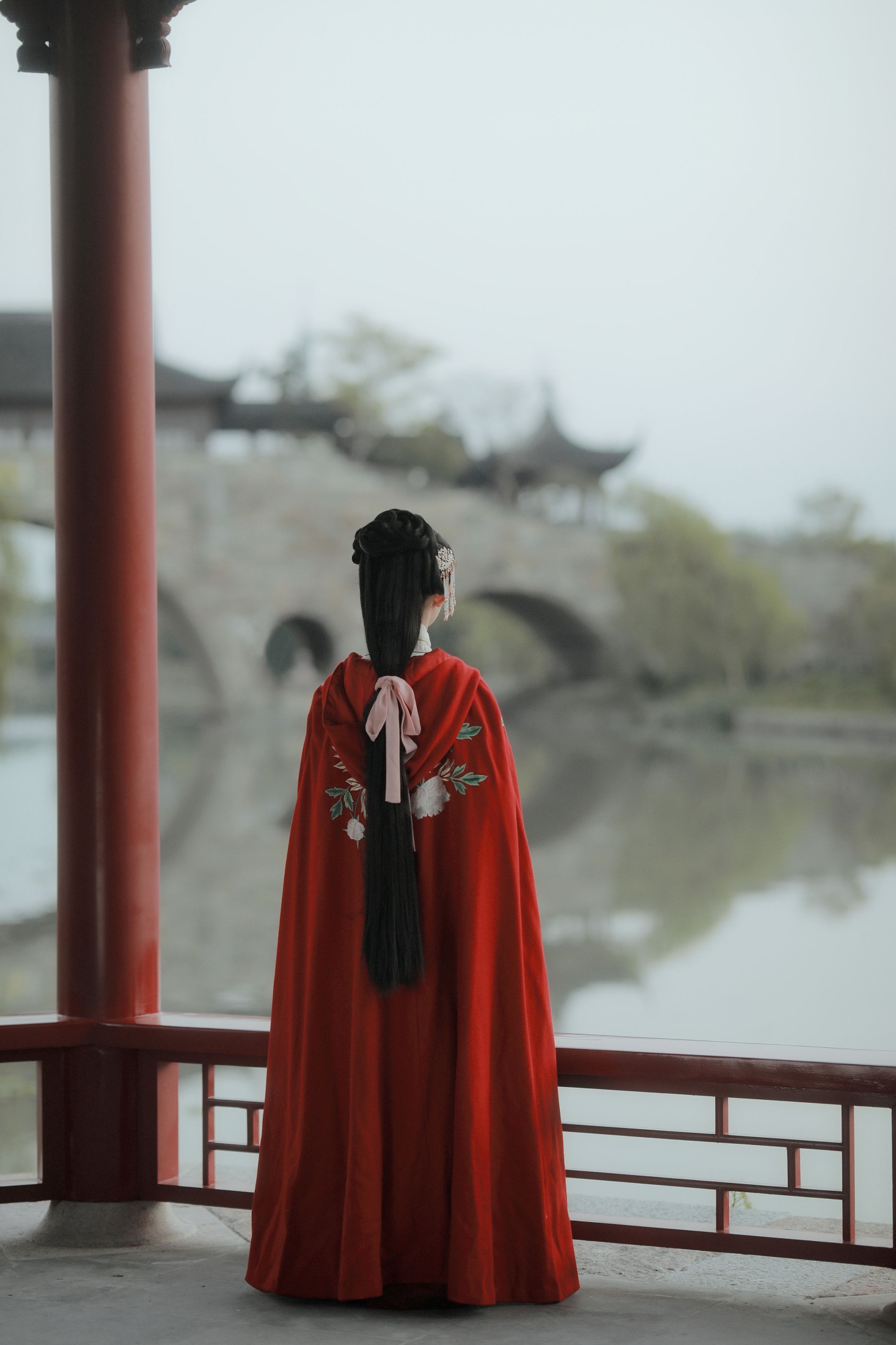 图片[3]-墨愁眠 – 《江南好，最好是红衣》[25P]-COS写真在线网