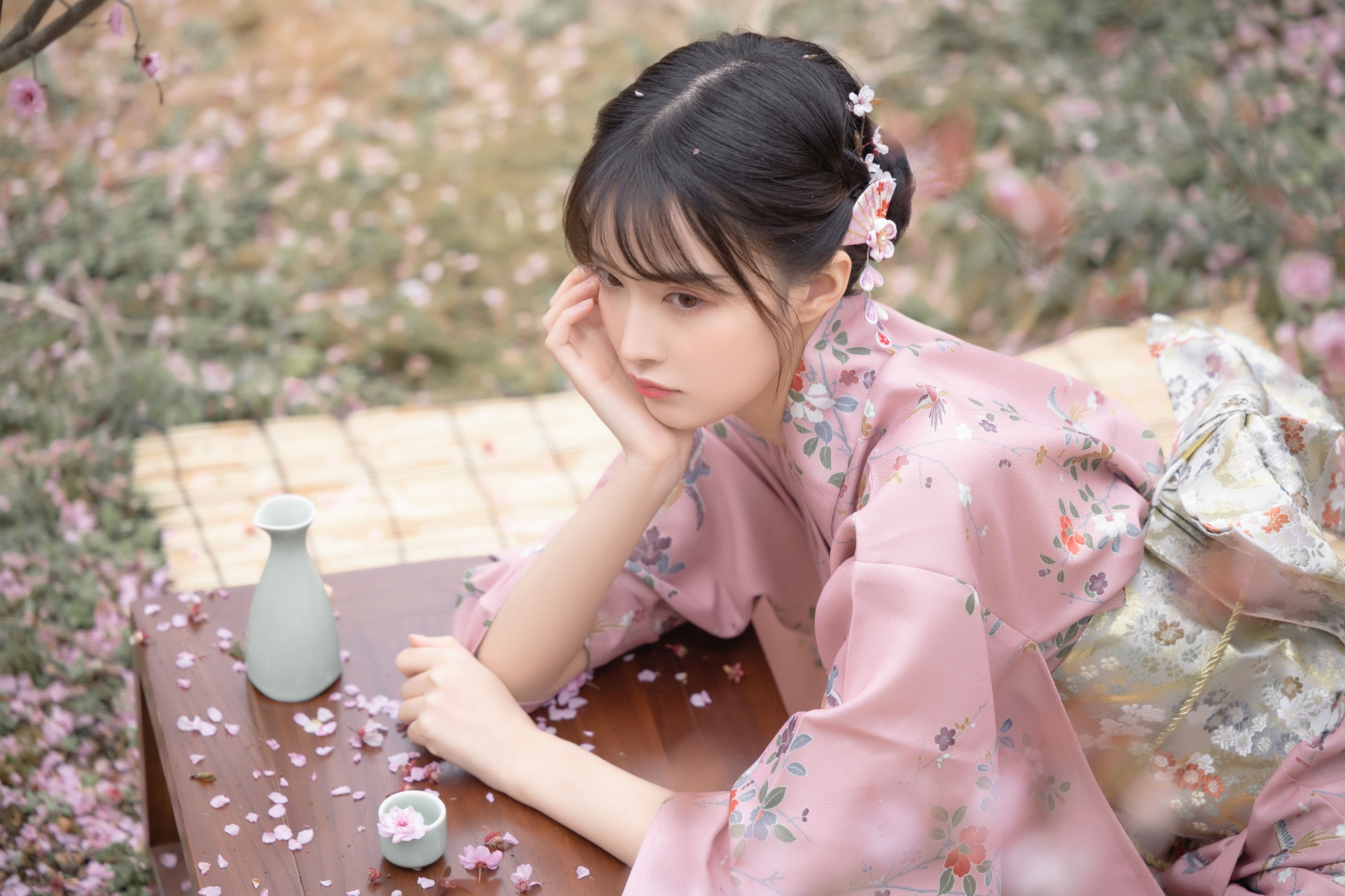 图片[4]-一一 – 《桃花和服》[29P]-COS写真在线网