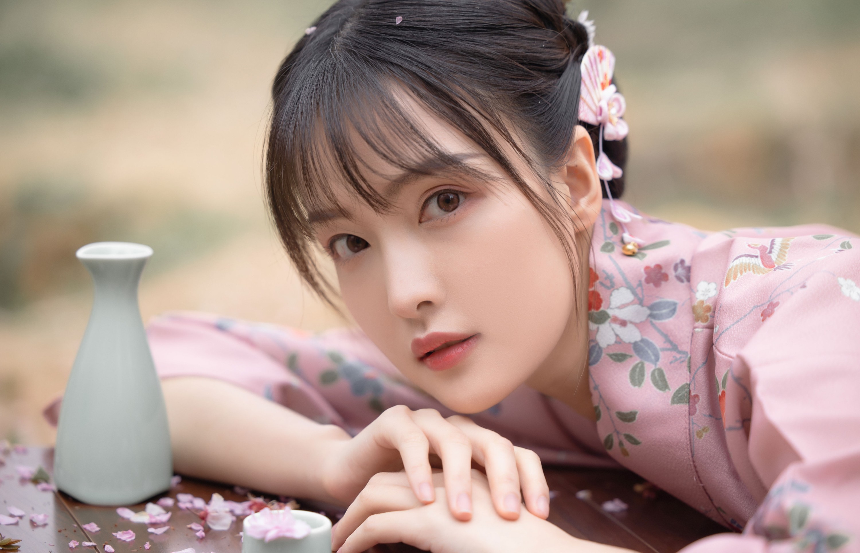 图片[5]-一一 – 《桃花和服》[29P]-COS写真在线网