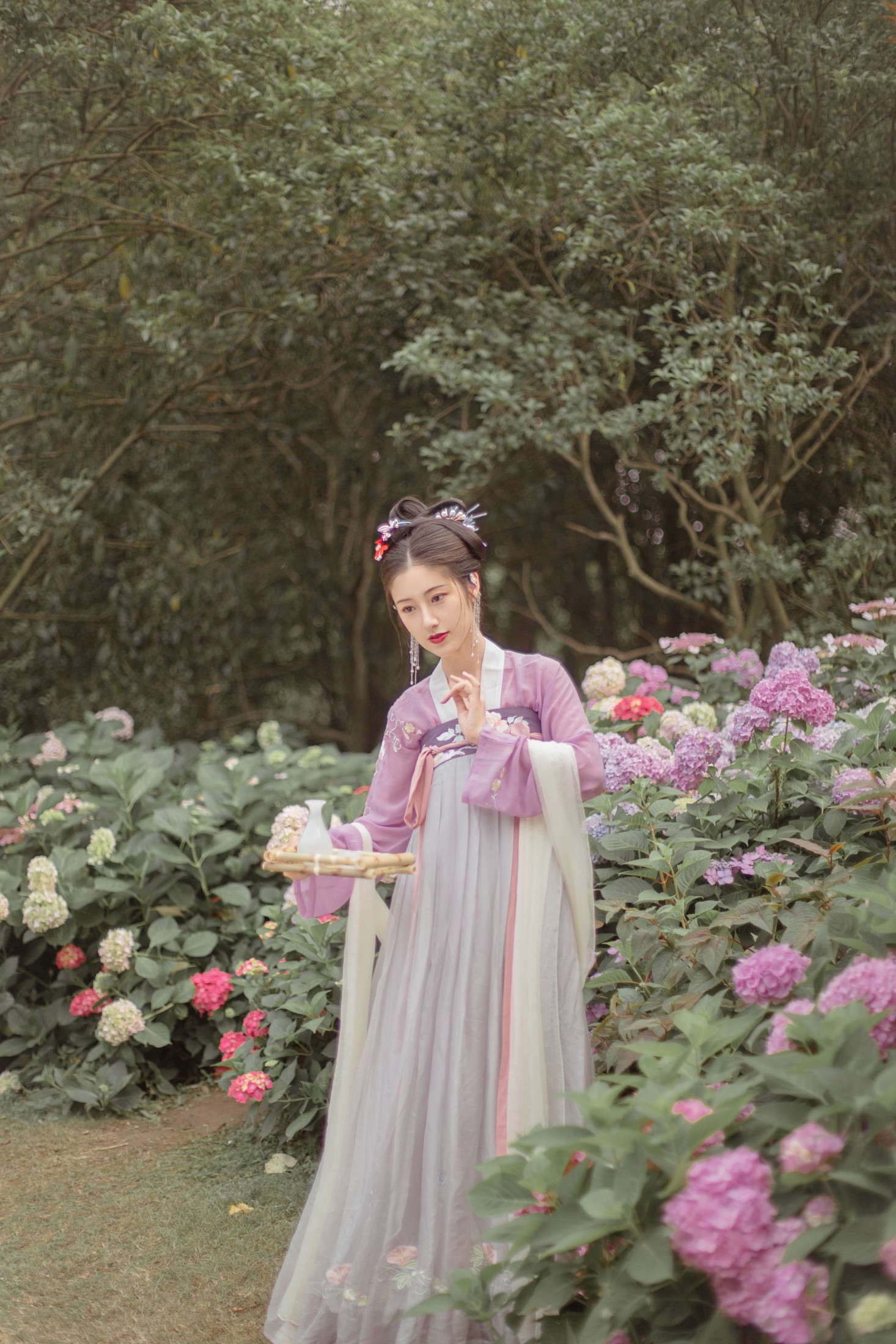 图片[5]-大仙奶奶 – 《十二花神令之八仙花》[24P]-COS写真在线网