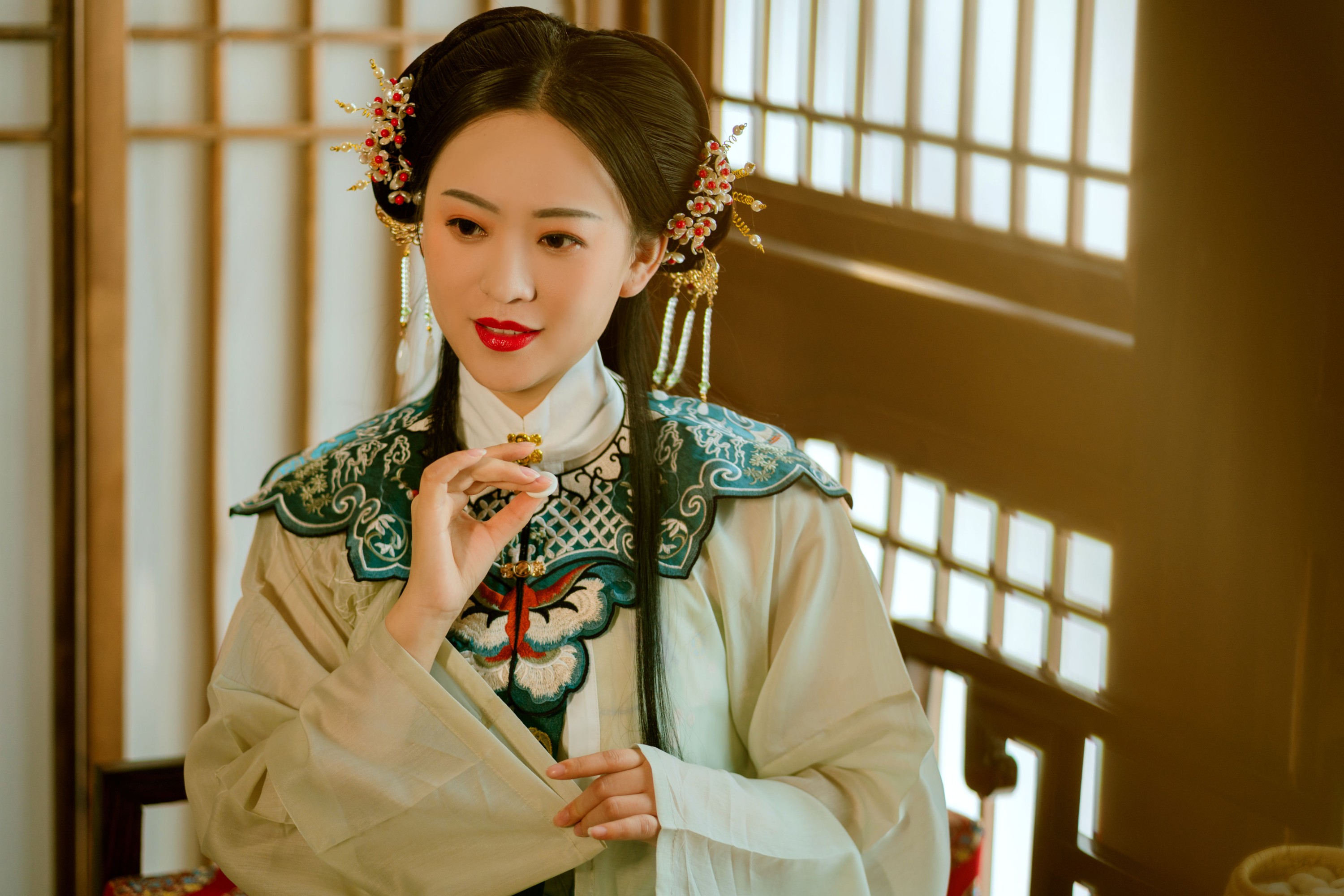 图片[5]-潇潇 – 《一袭青衣》[32P]-COS写真在线网