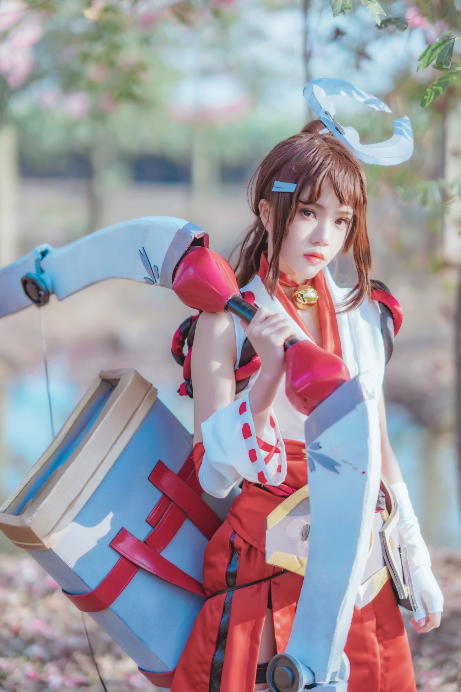 图片[5]-桜桃喵 – 《花见巫女》[33P]-COS写真在线网