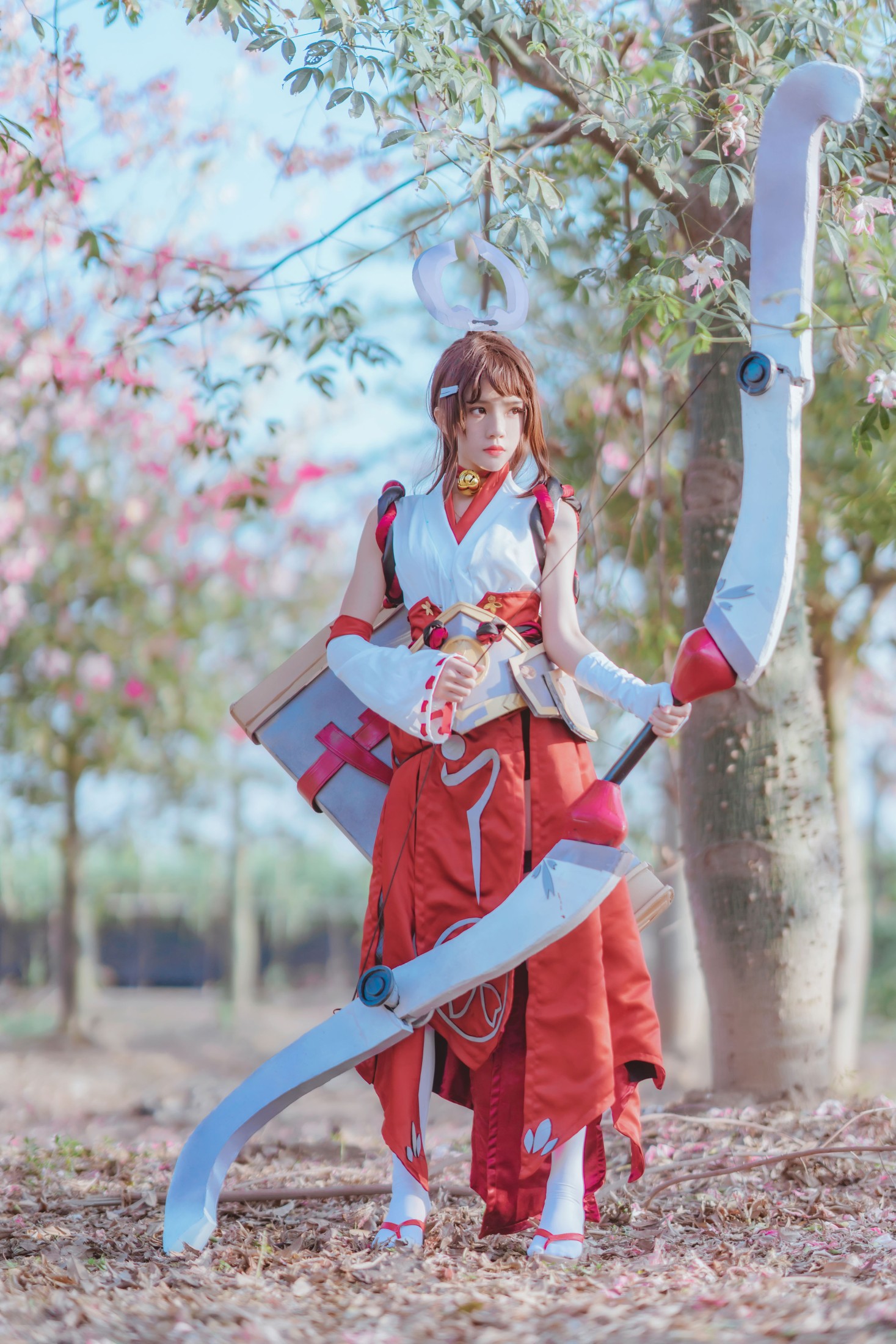 图片[6]-桜桃喵 – 《花见巫女》[33P]-COS写真在线网