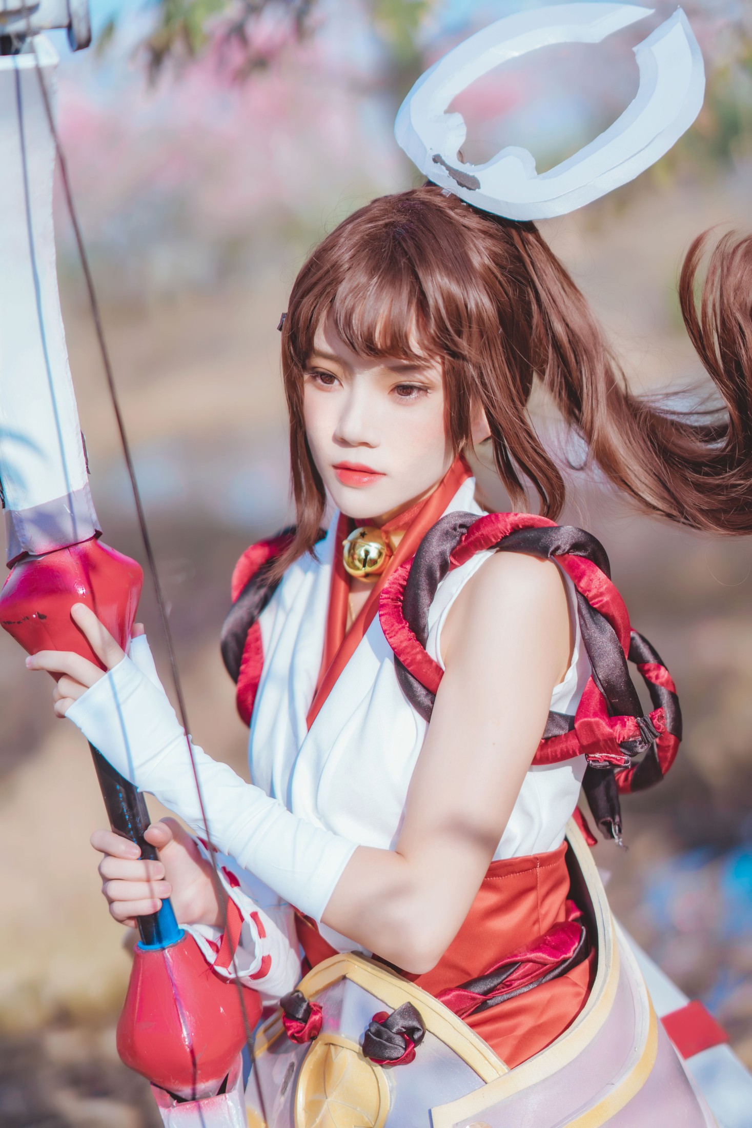 图片[3]-桜桃喵 – 《花见巫女》[33P]-COS写真在线网
