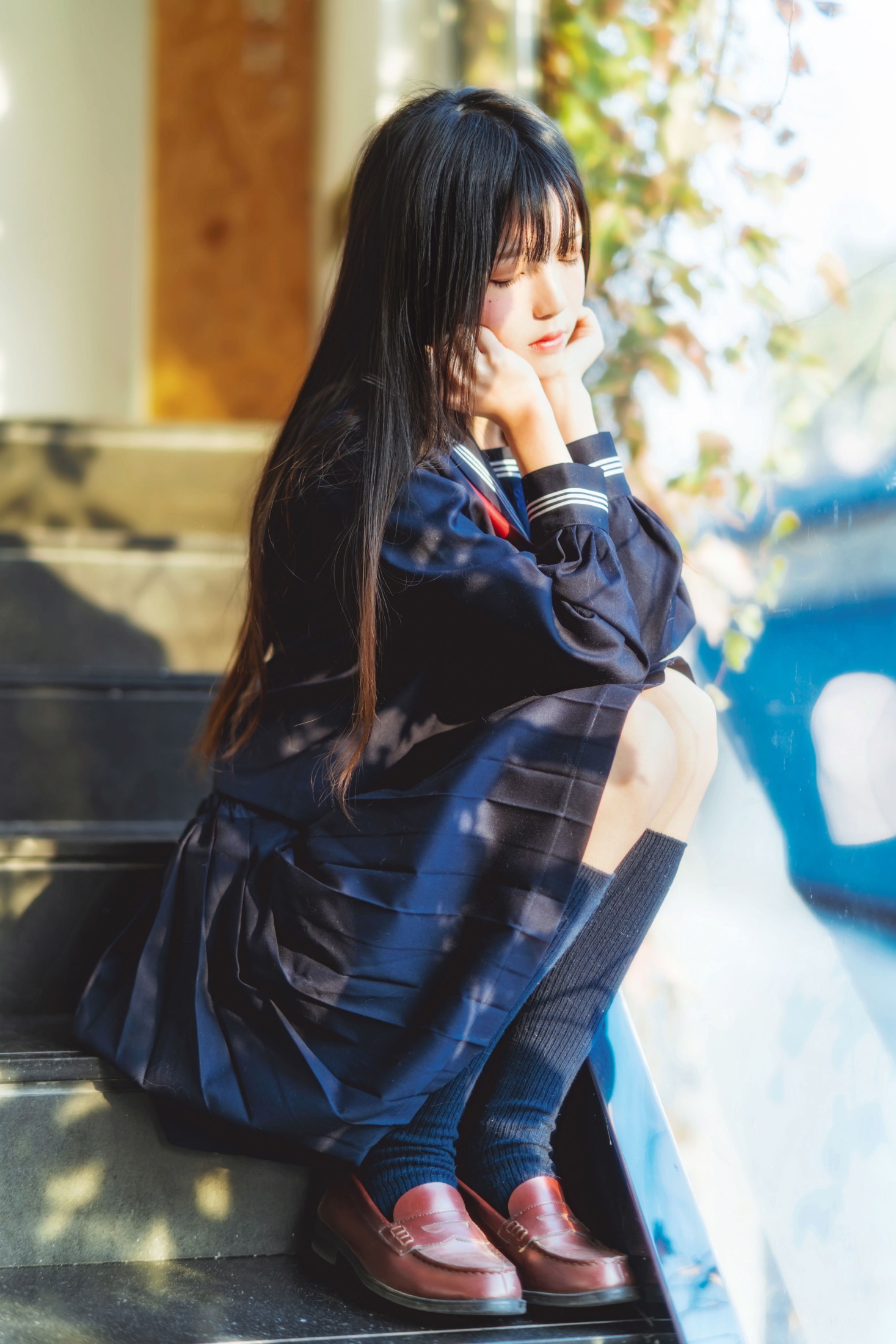 图片[3]-桜桃喵 – 《午后高校少女》[42P]-COS写真在线网