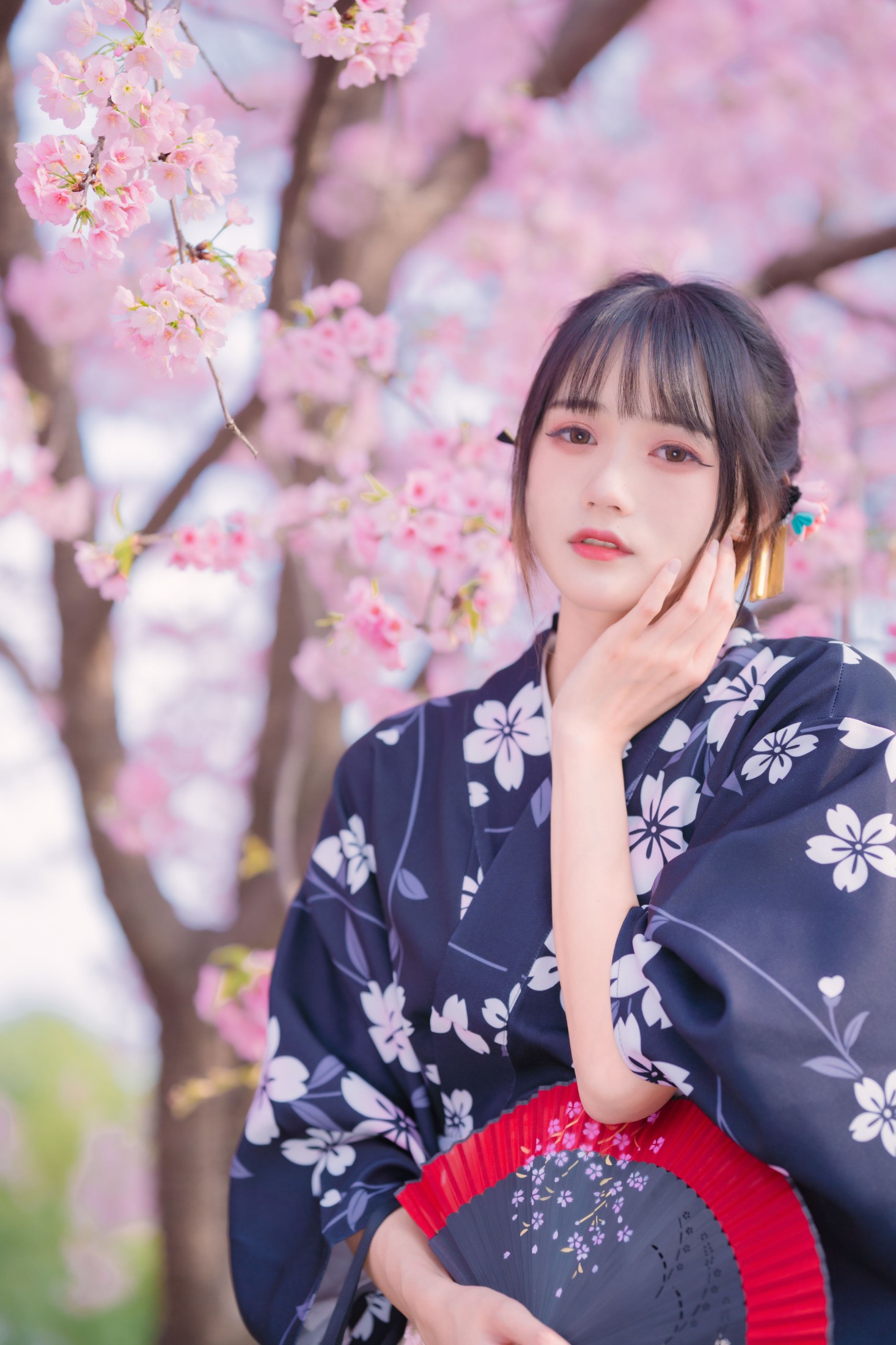 图片[3]-兔子Zzz不吃胡萝卜 – 《樱花烂漫时》[26P]-COS写真在线网