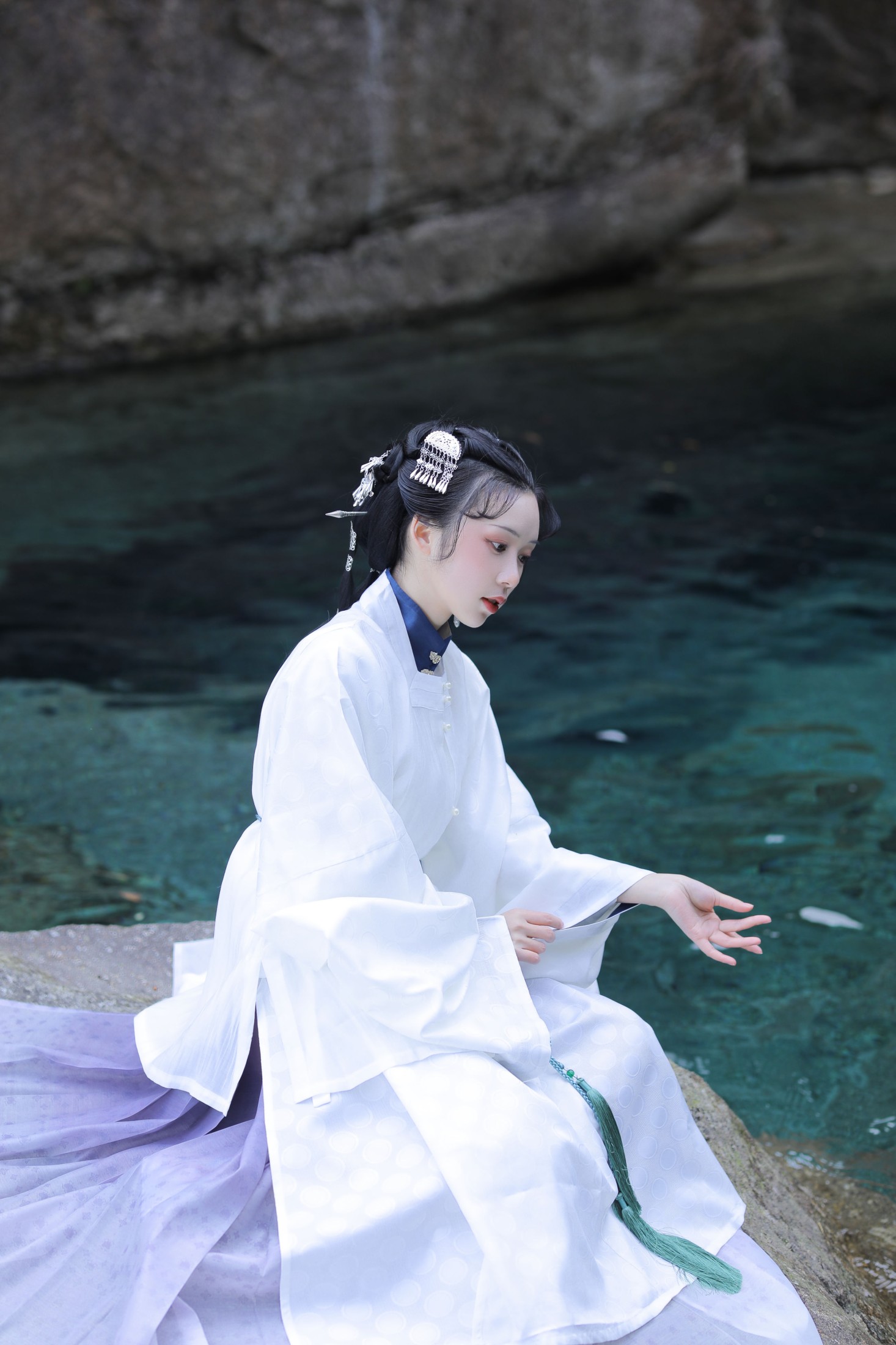 图片[3]-槐枝- – 《枕石听泉》[27P]-COS写真在线网