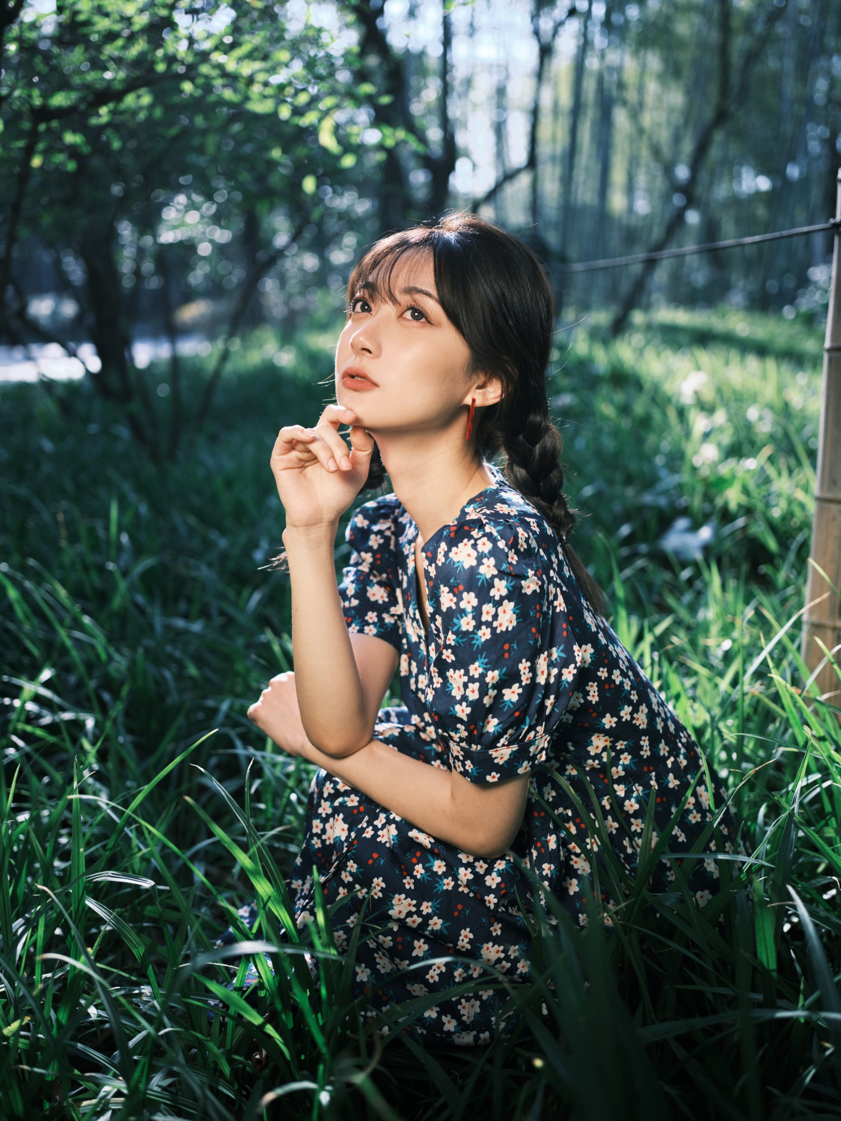 图片[4]-飞鸟咕咕- – 《复古碎花裙》[31P]-COS写真在线网
