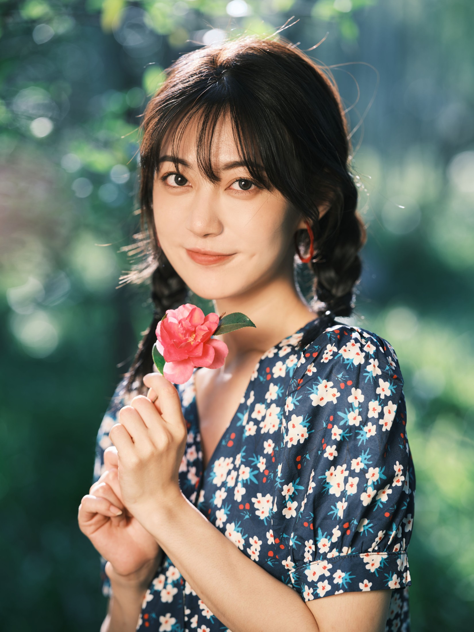图片[5]-飞鸟咕咕- – 《复古碎花裙》[31P]-COS写真在线网