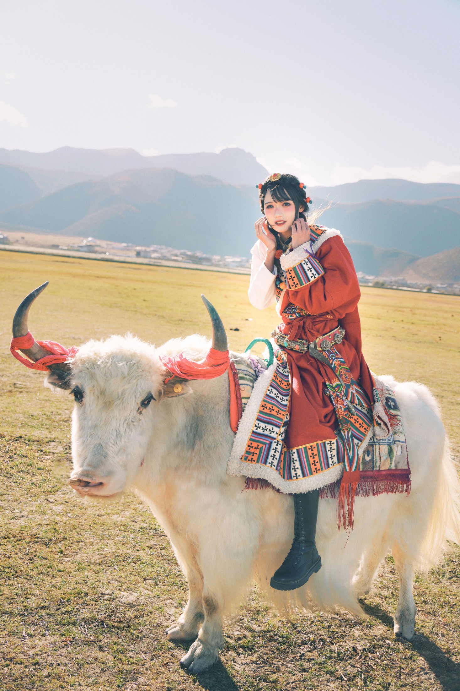 图片[3]-兔子Zzz不吃胡萝卜 – 《草原小卓玛》[25P]-COS写真在线网
