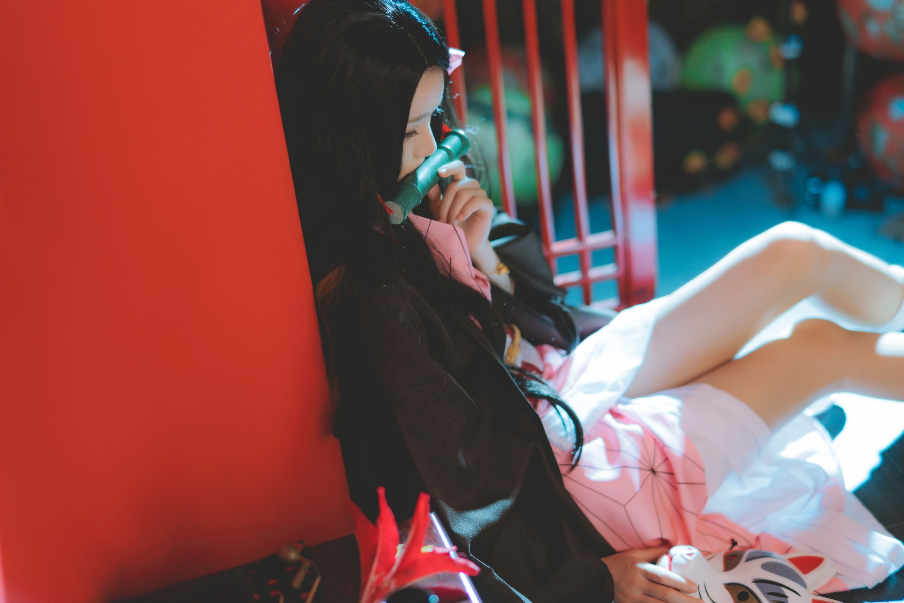 图片[4]-桜桃喵 – 《COSPLAY 弥豆子》[23P]-COS写真在线网