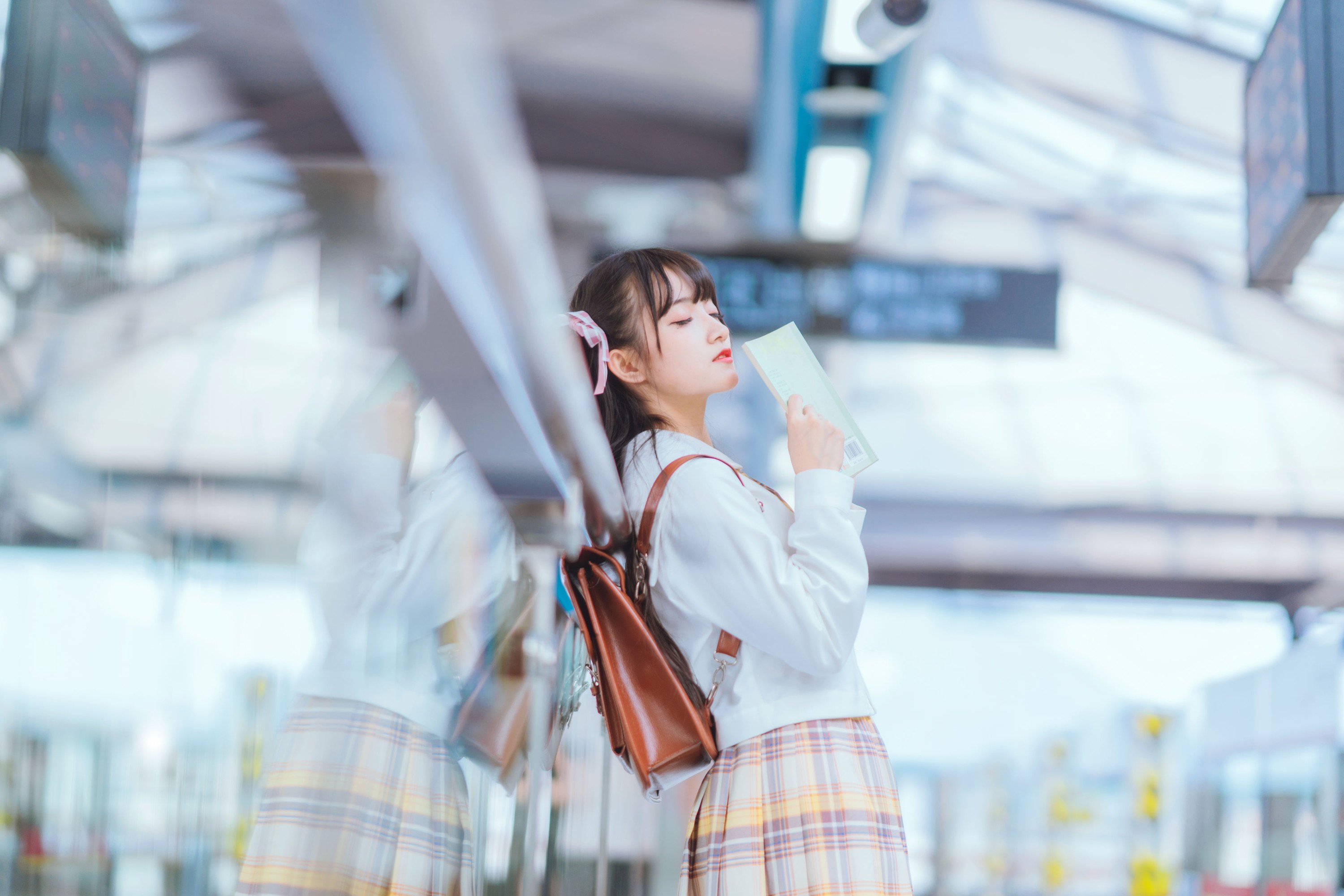 图片[4]-关关之猪w – 《地铁JK少女》[33P]-COS写真在线网