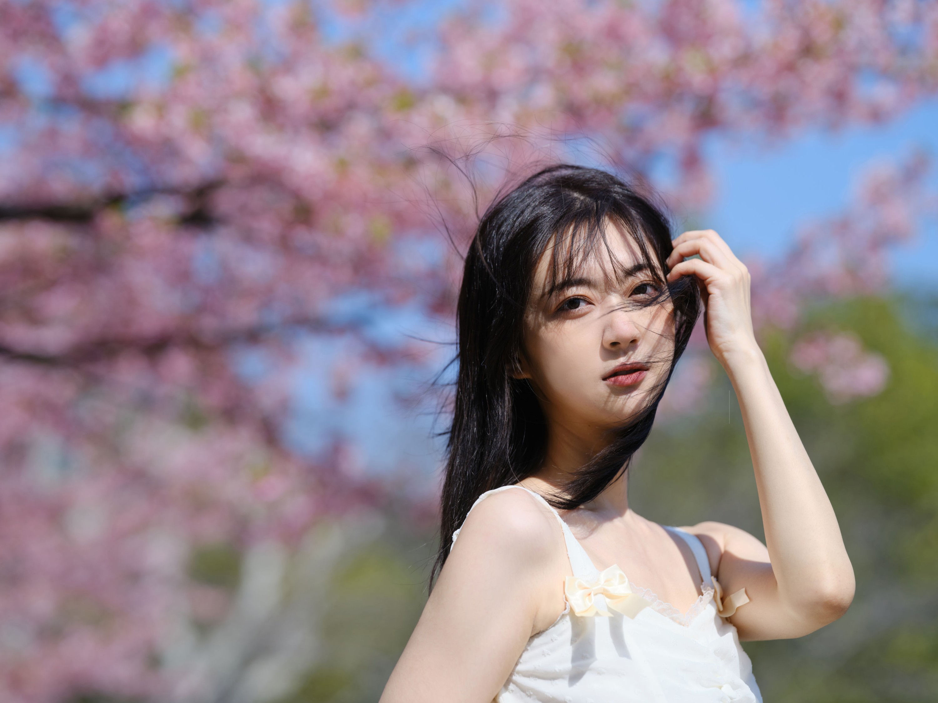 图片[3]-飞鸟咕咕- – 《白裙》[24P]-COS写真在线网