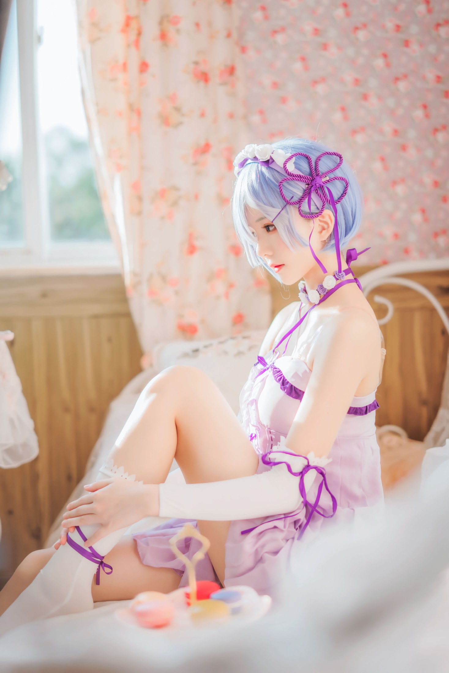图片[4]-桜桃喵 – 《蕾姆睡裙COS》[25P]-COS写真在线网