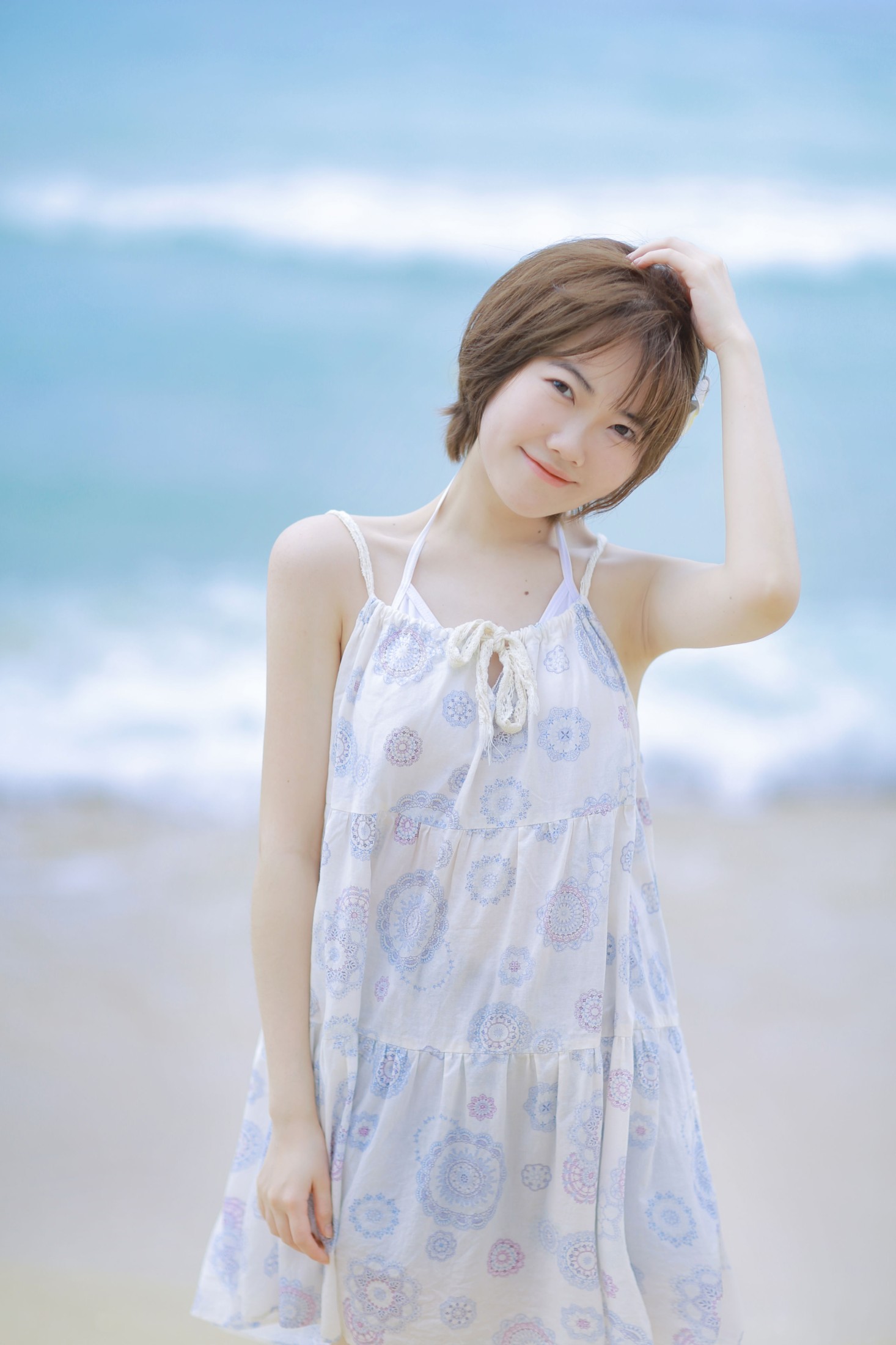 图片[4]-小喵咪不懂鱼 – 《海边日系少女》[22P]-COS写真在线网