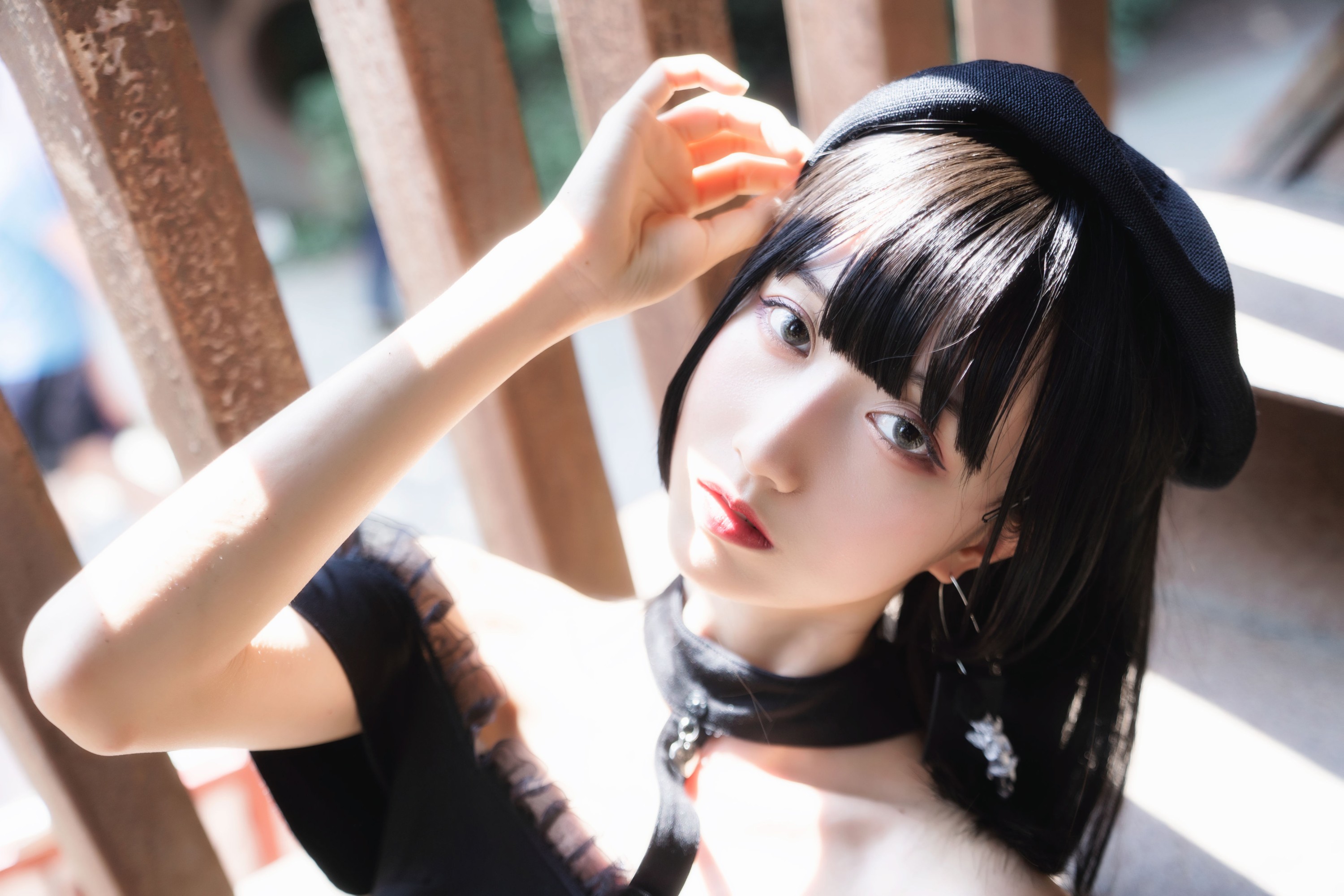 图片[5]-木棉棉VwV – 《黑色魅惑》[24P]-COS写真在线网
